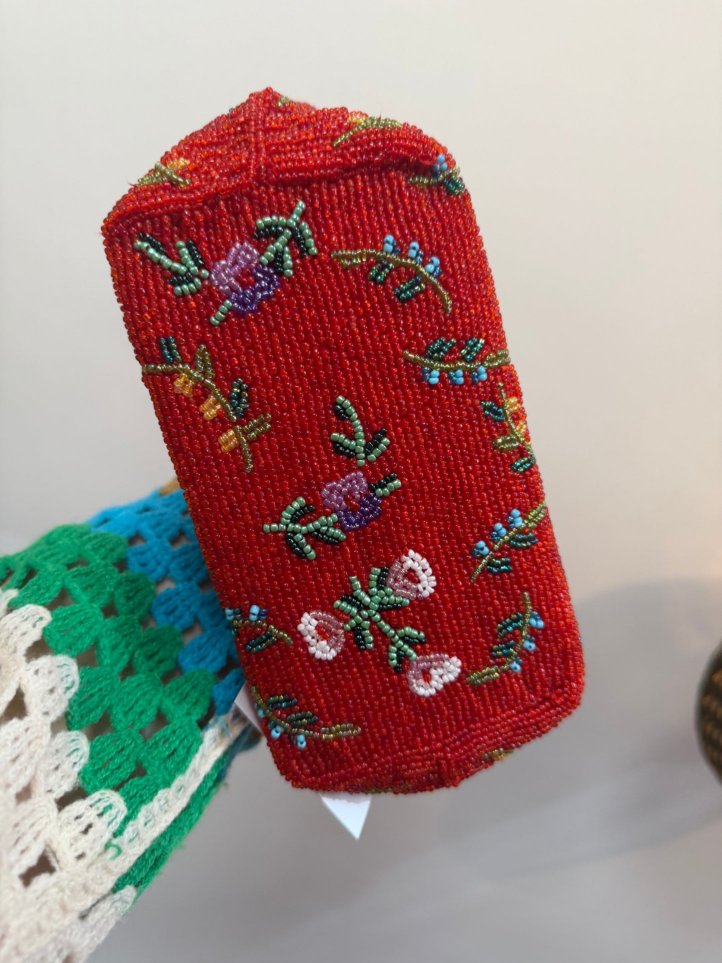 Christiana | Vintage Floral Beaded Mini Purse