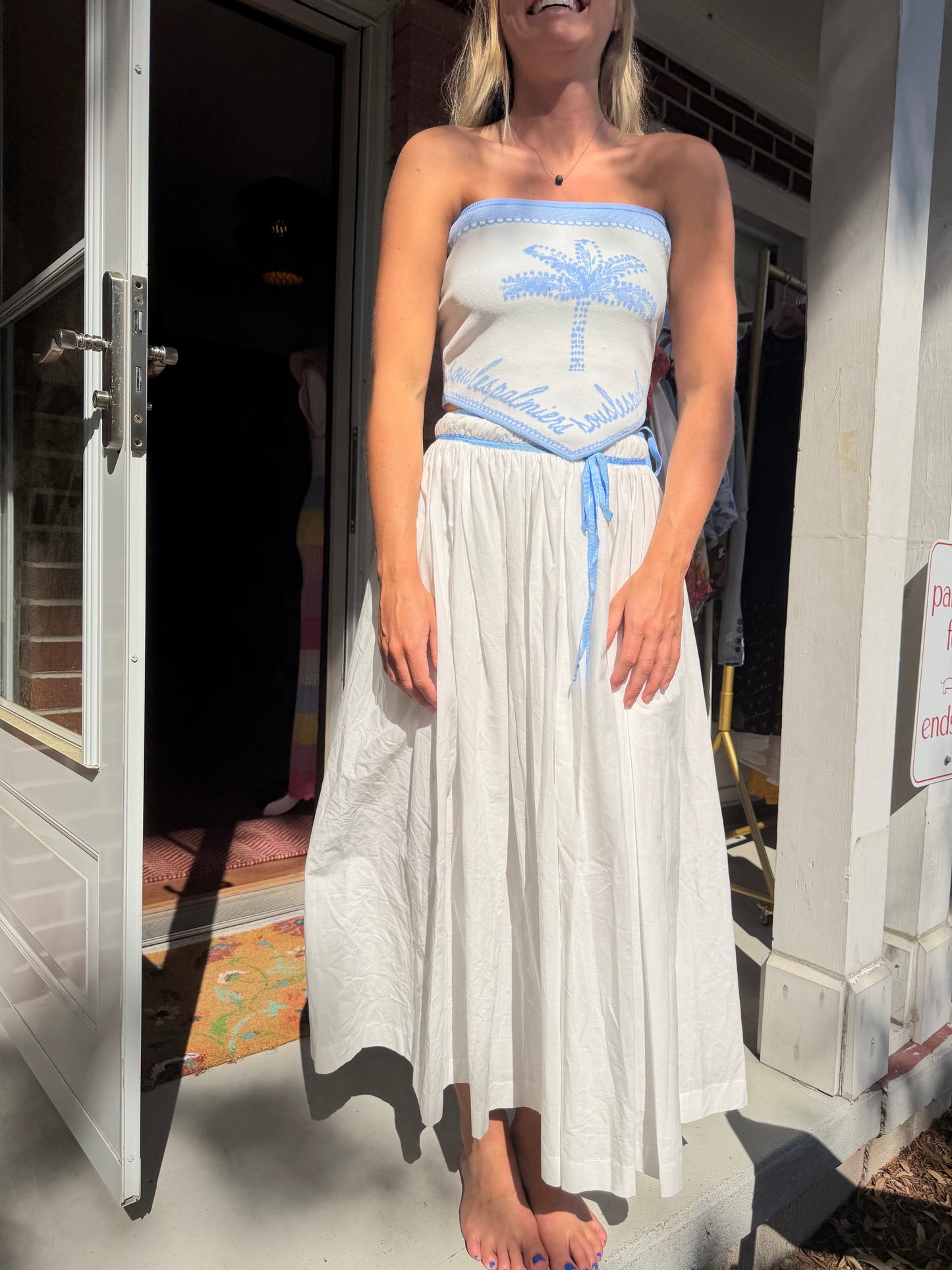 Giani Bini | Maxi Skirt + Strapless Top, XS