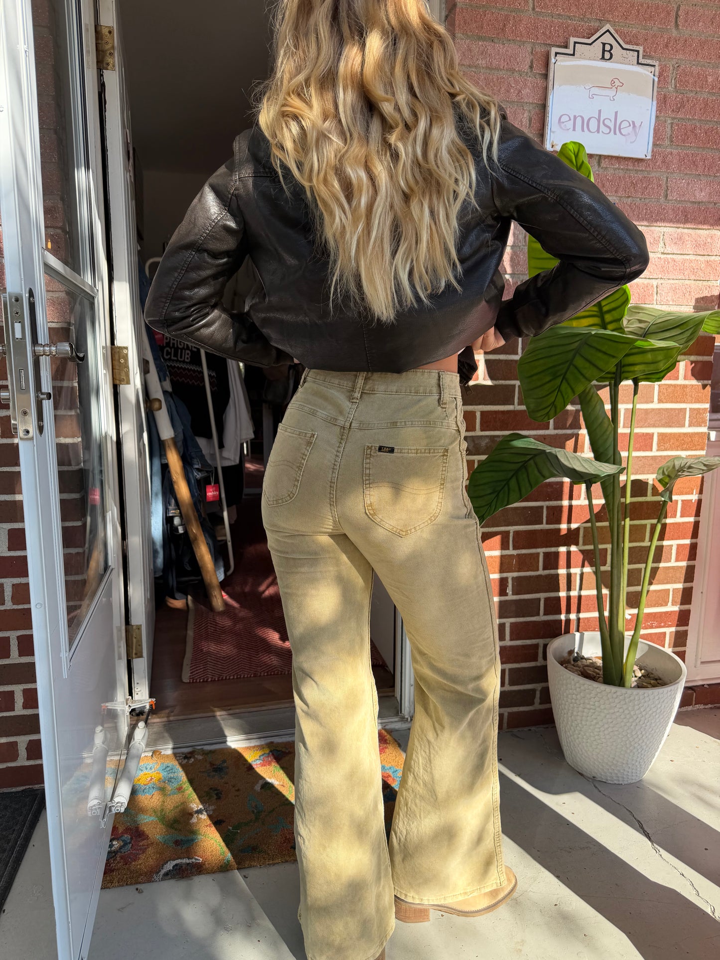 Lee | High Rise Flare Corduroy Pants, 26