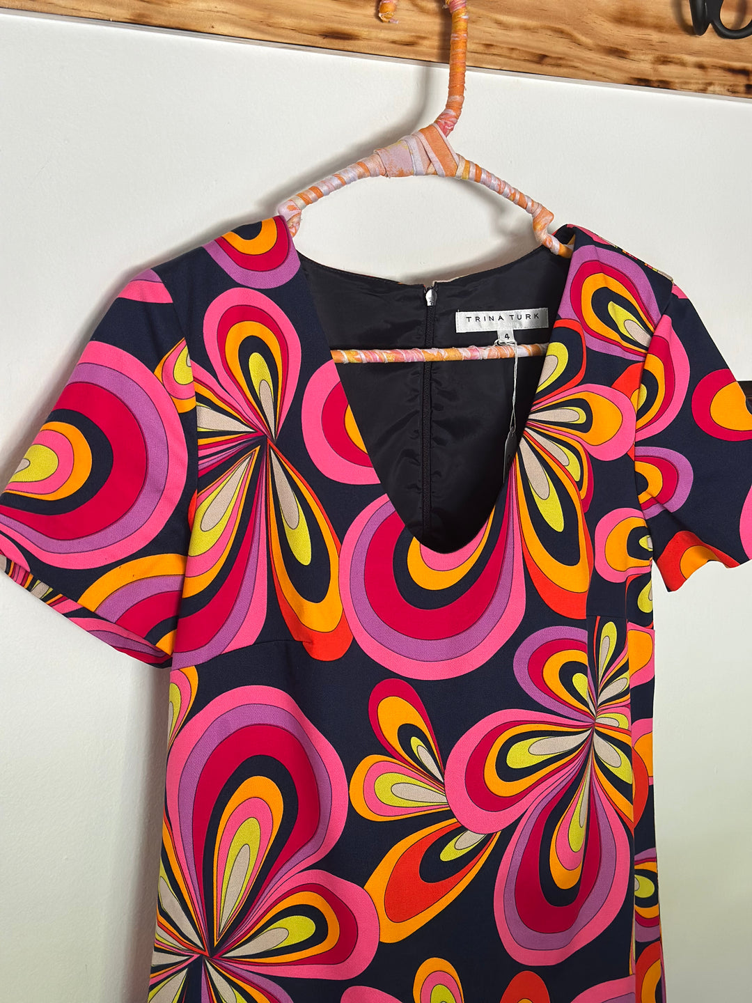 Trina Turk | Retro Floral Print Dress
