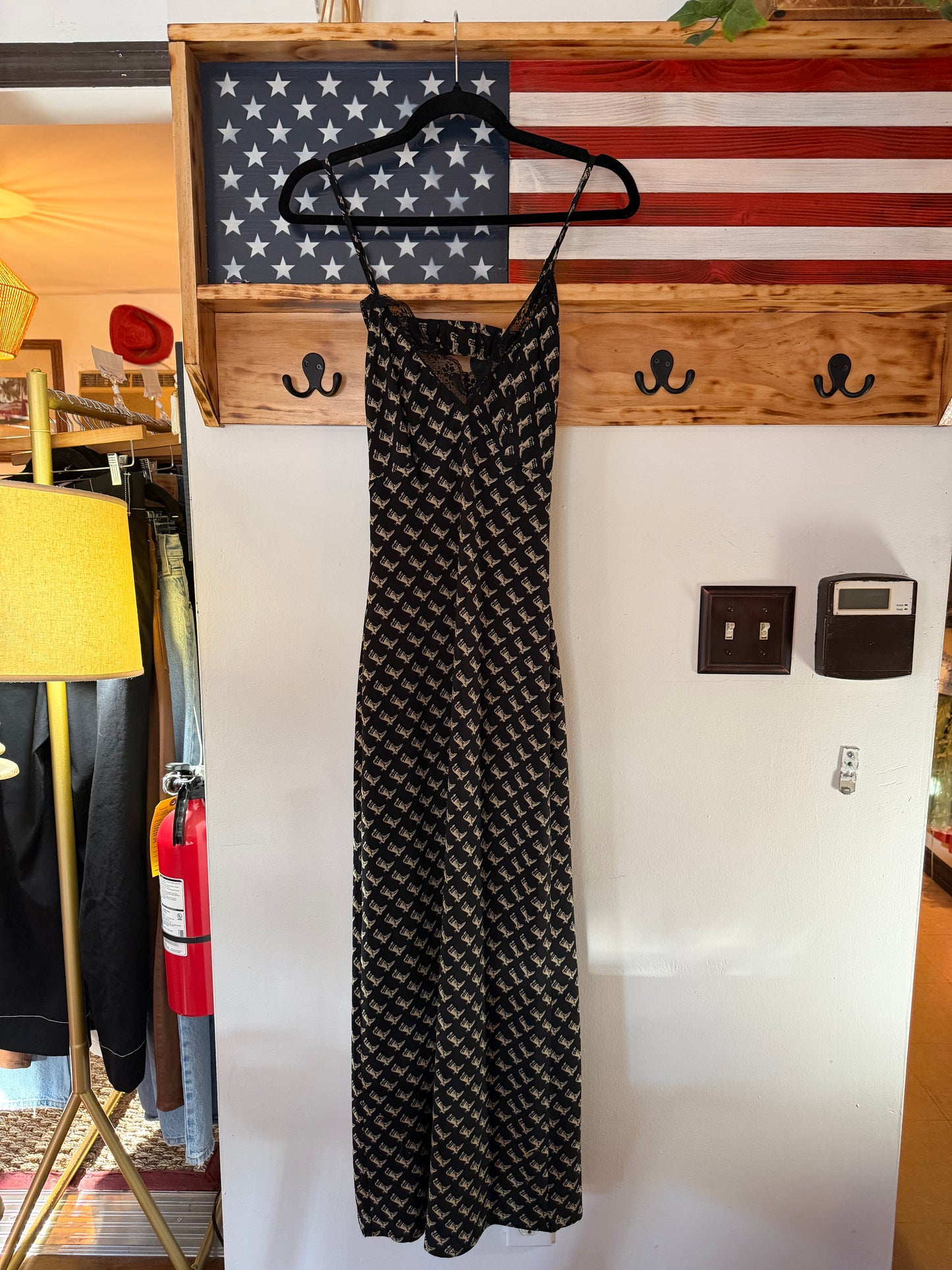 Bobbles & Lace | Maxi Boot Print Dress, S