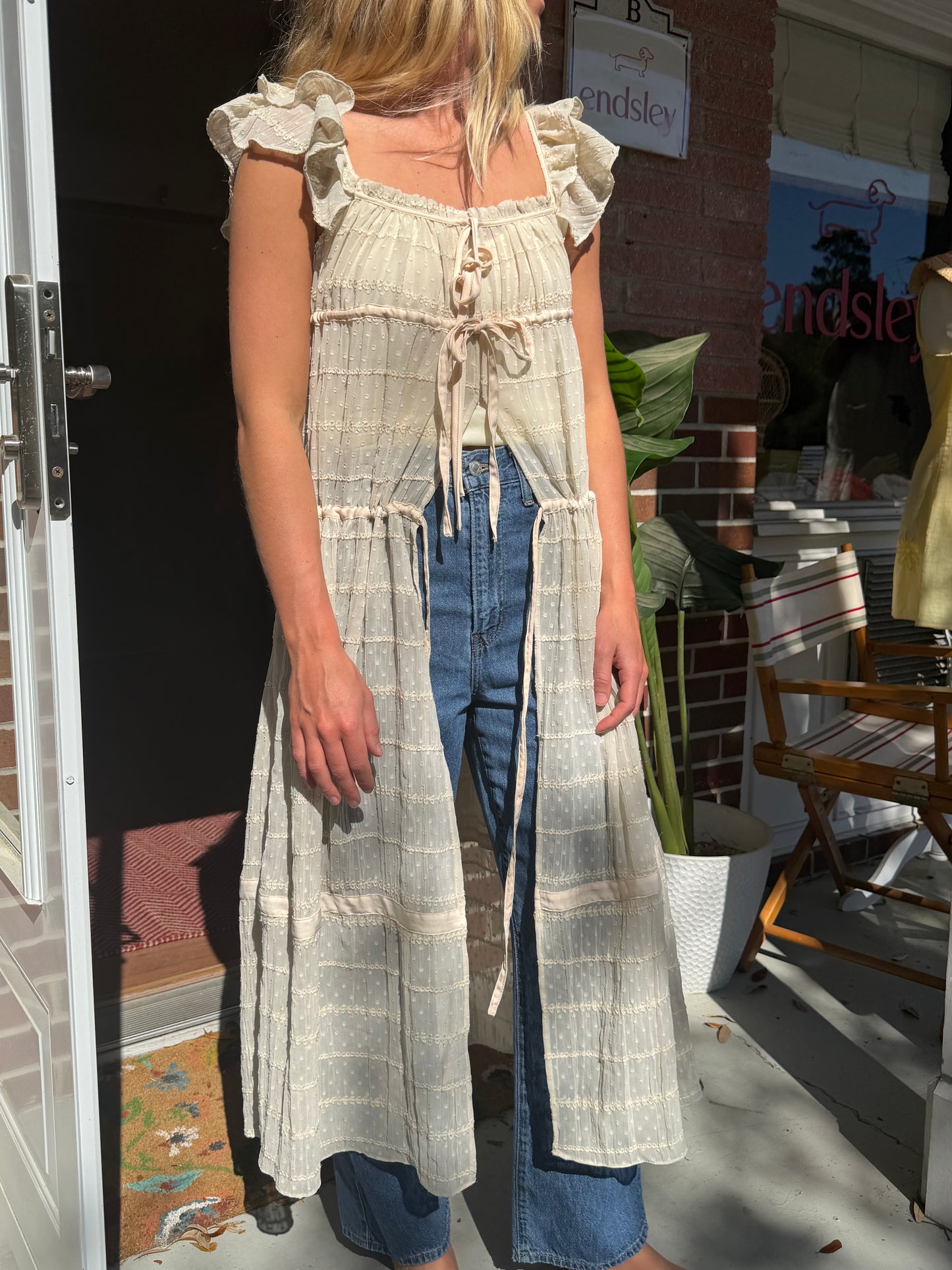 Free People | Lace Sheer Overlay, XS