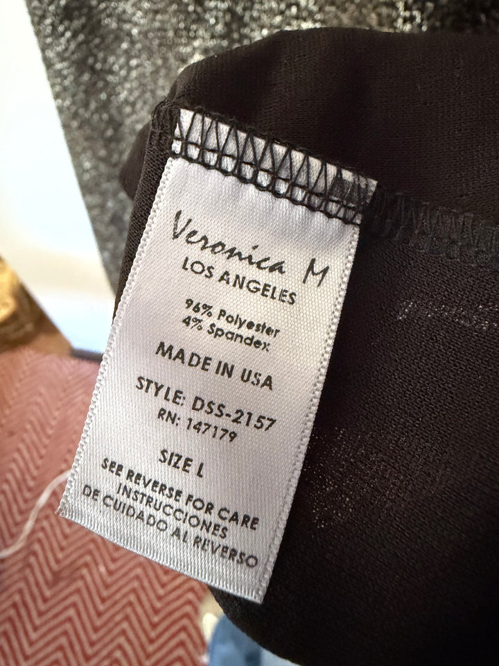 Veronica M | Sleeveless Shimmer Dress, L