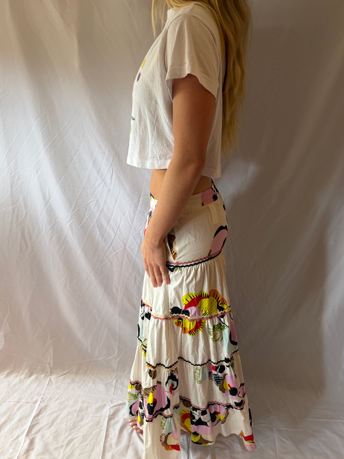 Zara | Printed Maxi Skirt, XS