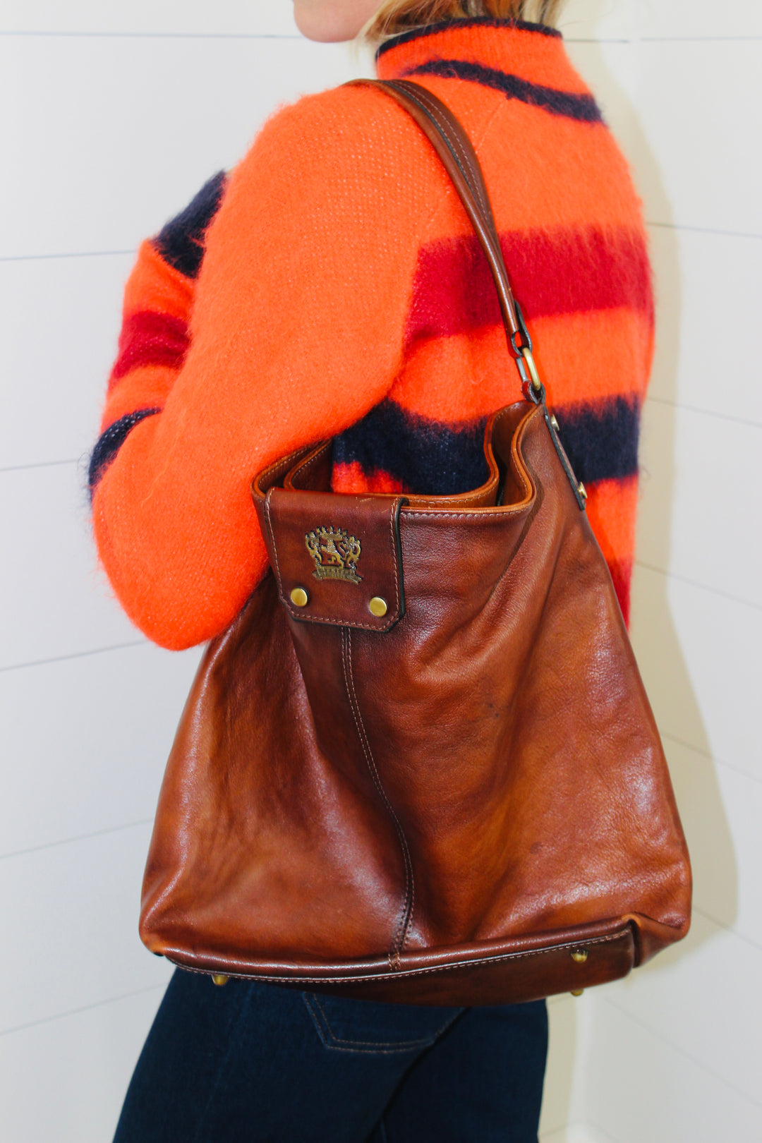 Pratesi  | Italian Leather Hobo Tote
