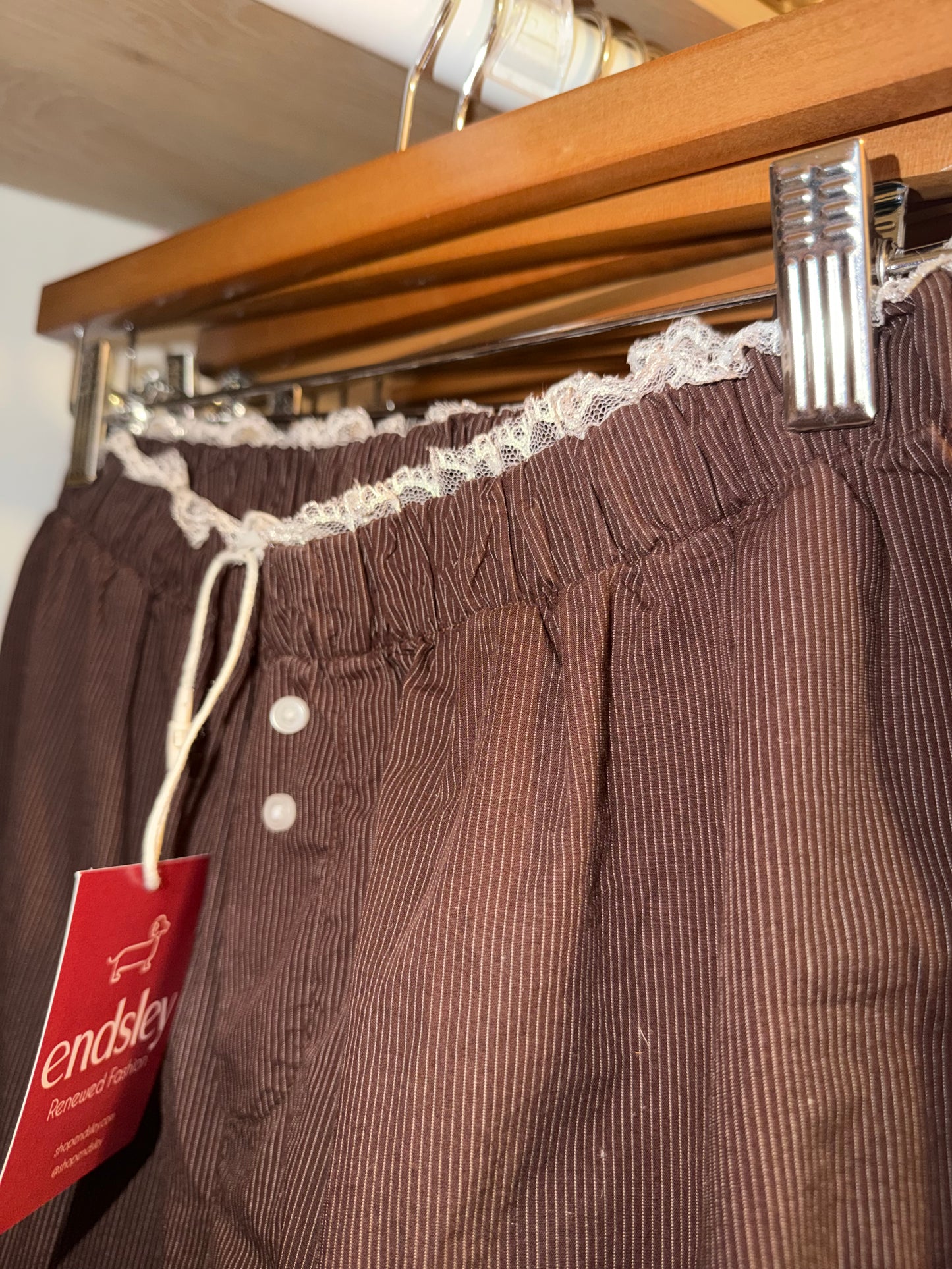 Aerie | Wide Leg Lace Detail, S