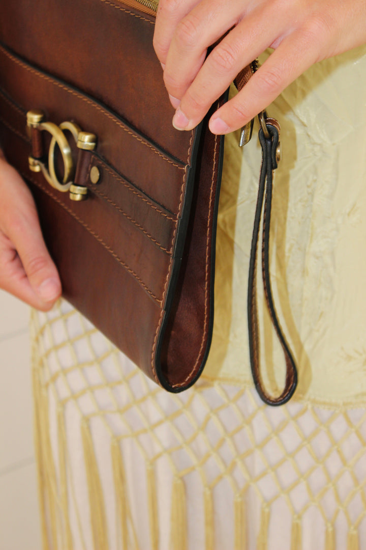 Pratesi  | Italian Leather Wrist Bag