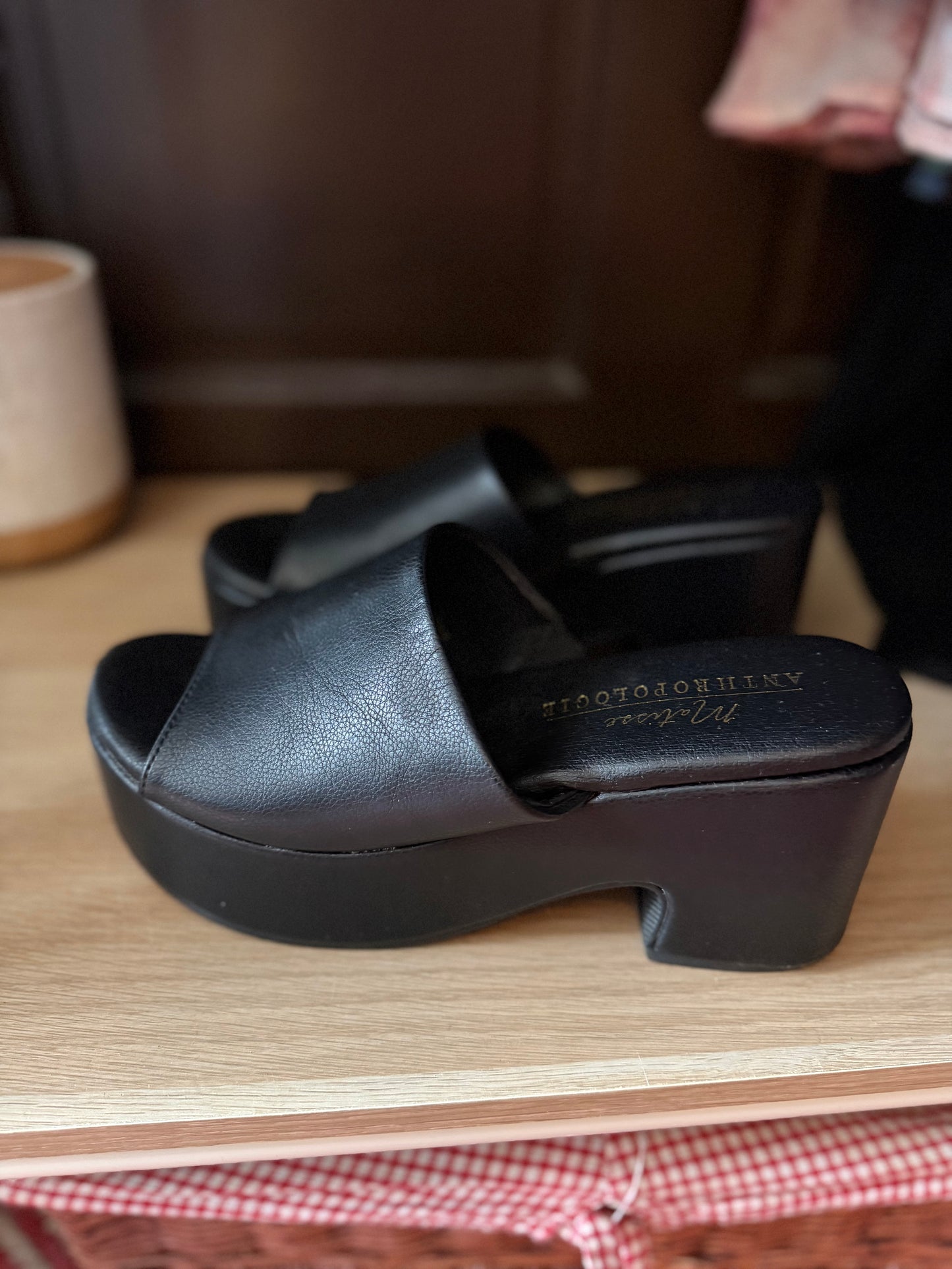 Matisse x Anthropologie | Black Platform Slide