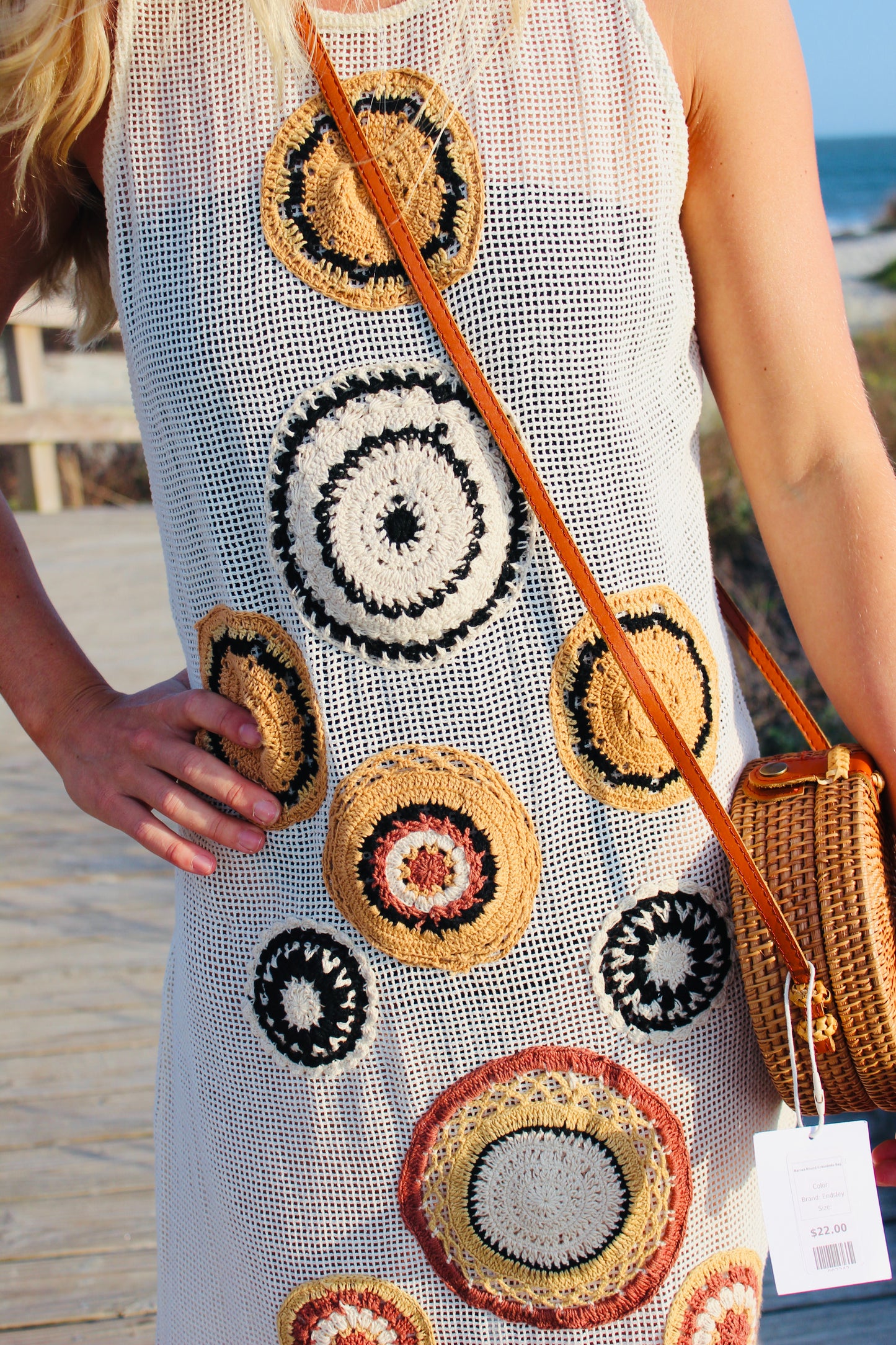 America & Beyond  | Gala Crochet Patch Coverup, S