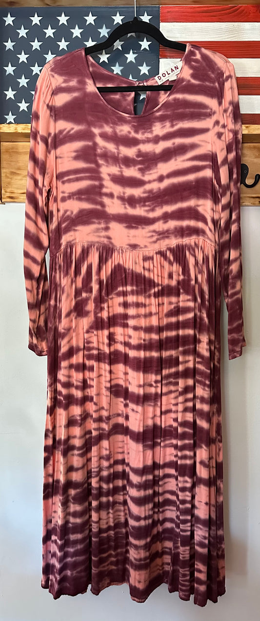 Dolan | Super Soft Tie Dye Maxi Dress, M