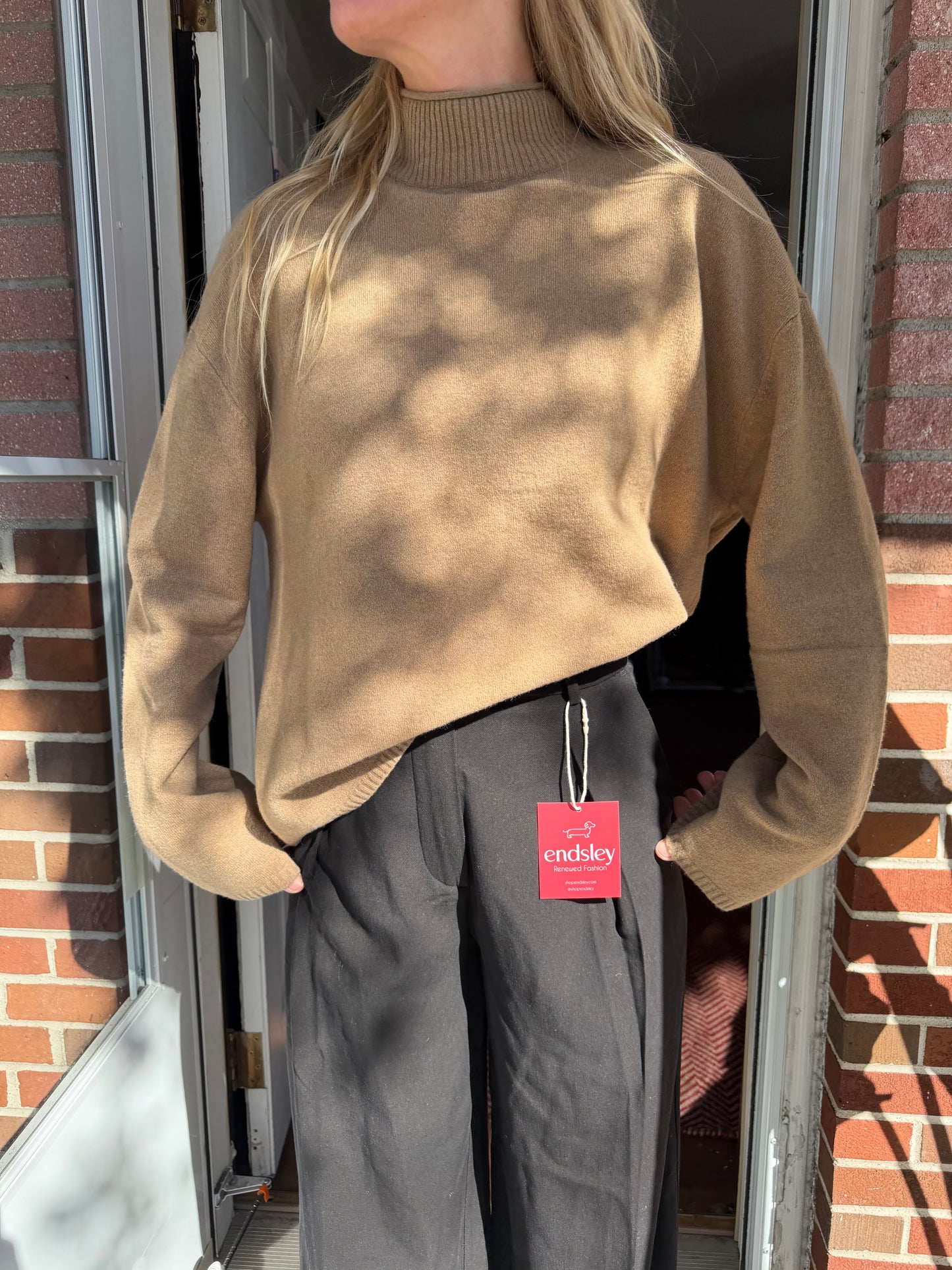 Jenni Kayne | Desert Taupe Chalet Sweater, XS