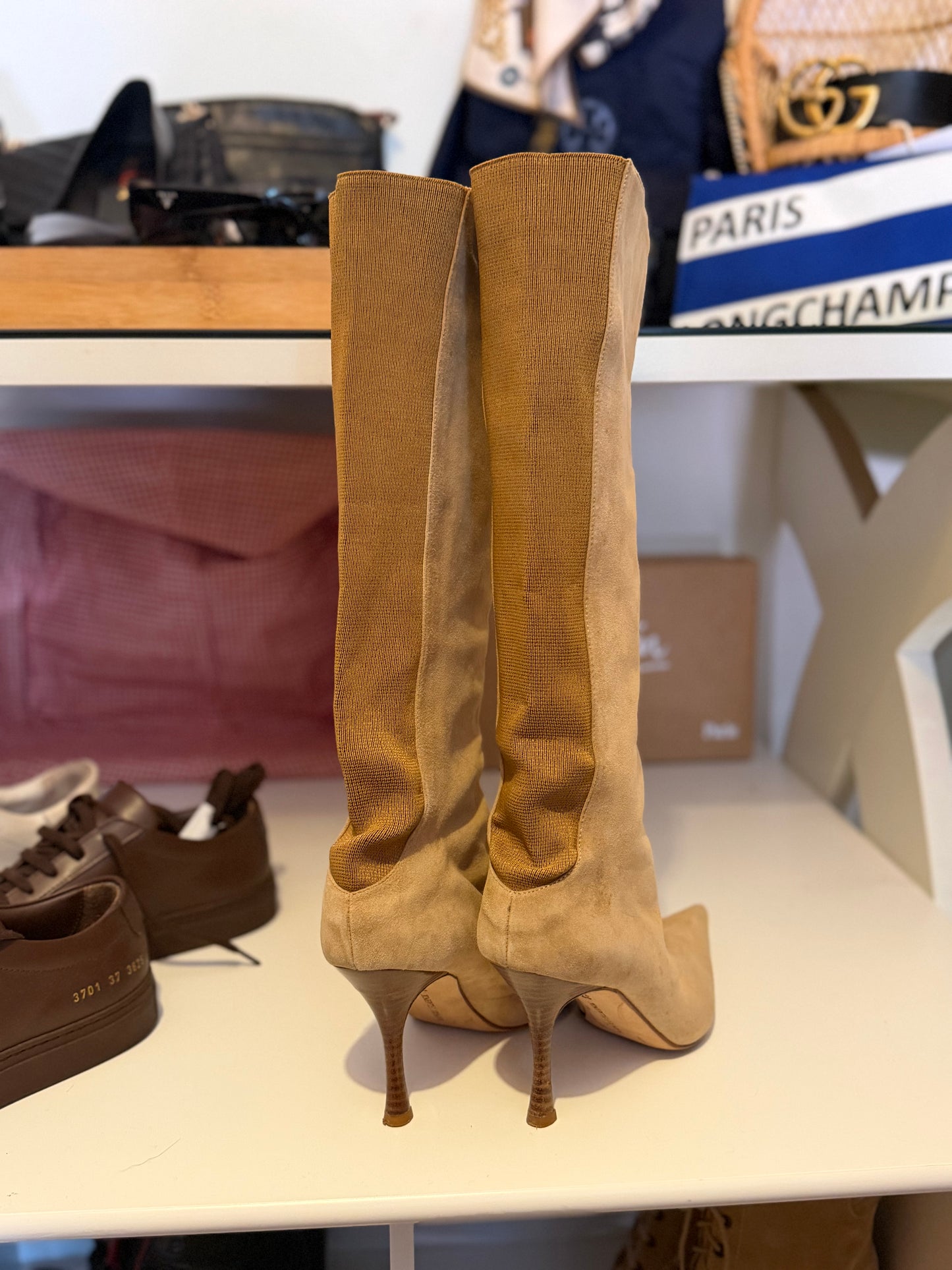 Manolo Blahnik | Suede Boots, 37