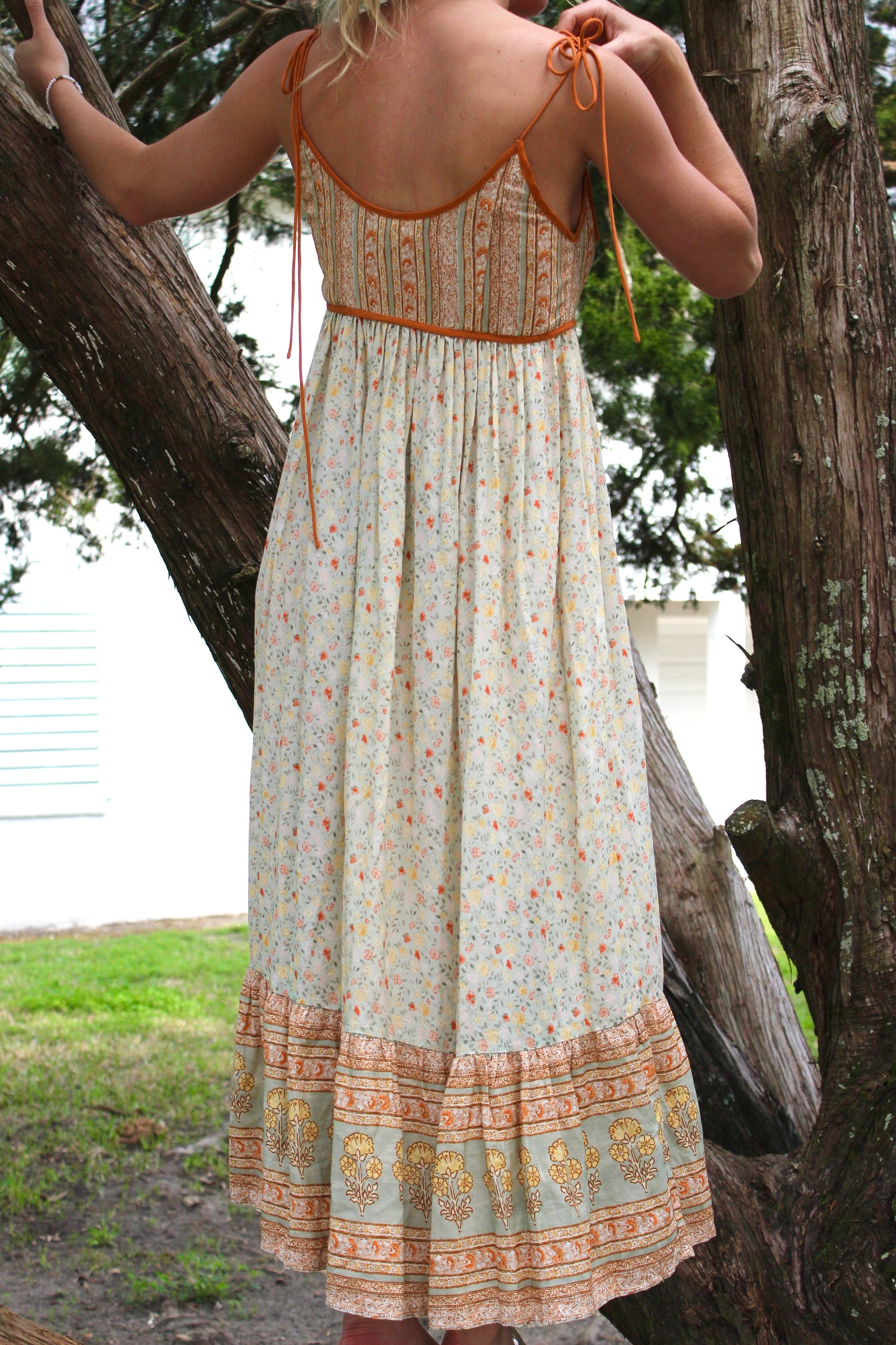 Floral Midi Sundress, XS