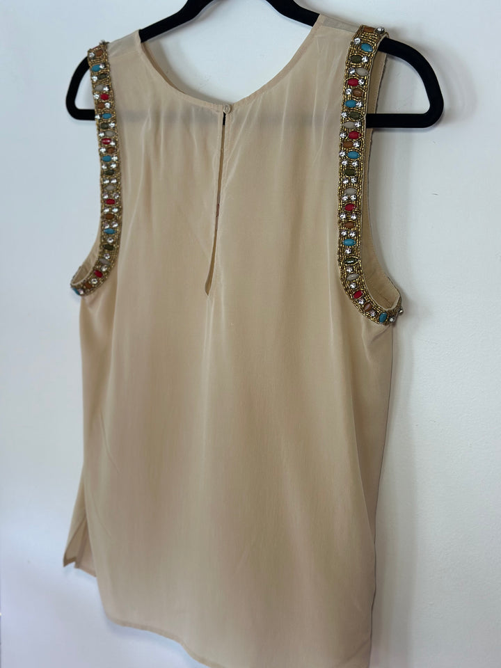 Haute Hippie | Sleeveless Silk Decorative Top