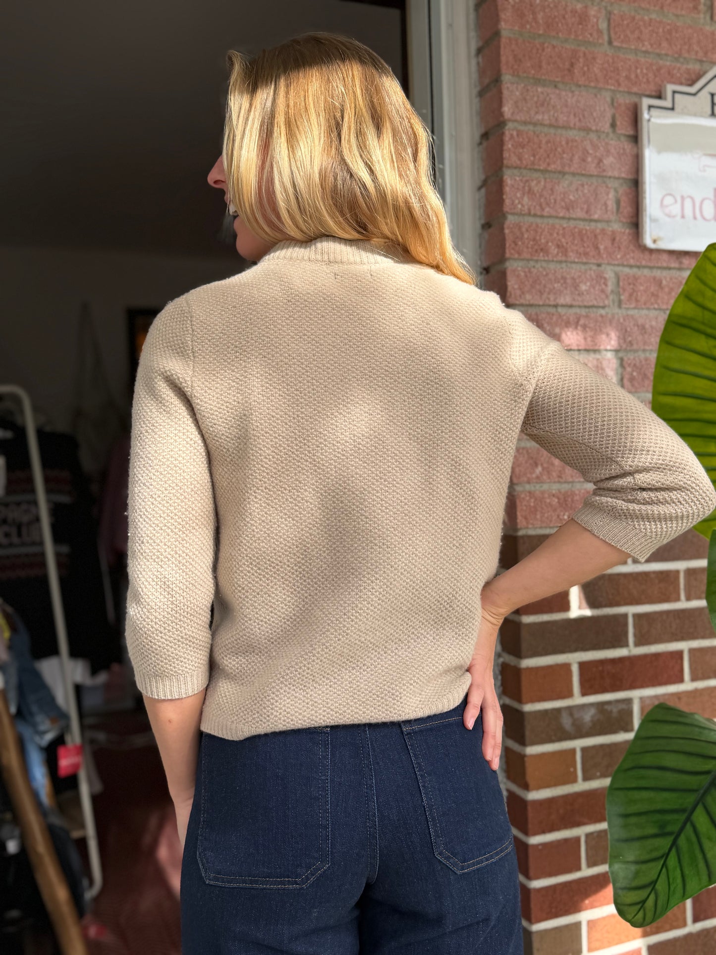 Zara | Knit Cashmere Sweater, M