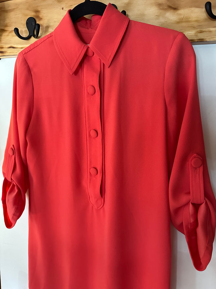 Coral Trina Turk Dress, XS