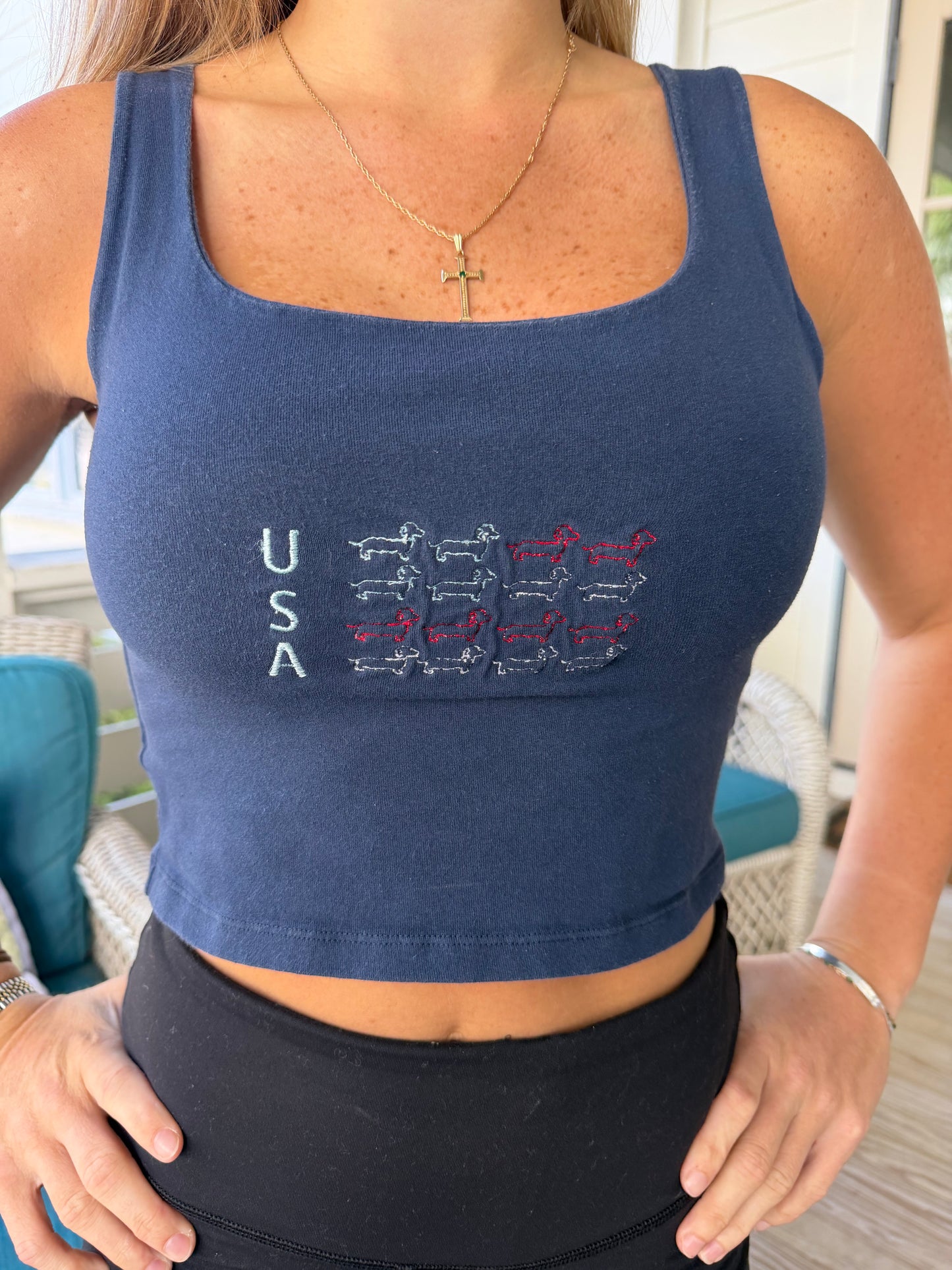 Endsley | Dachshund USA Tank