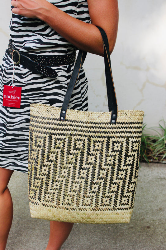 Endsley | Handmade Braided Straw Bag