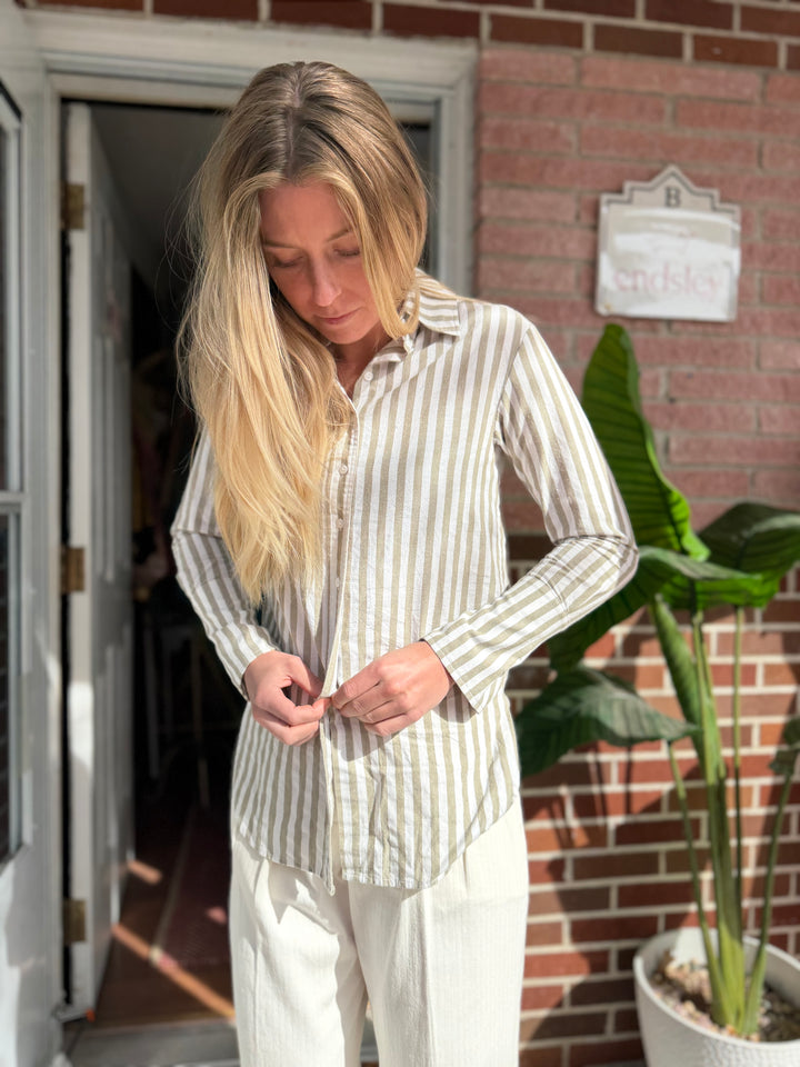 Classic Six | Donna Button Down, XS