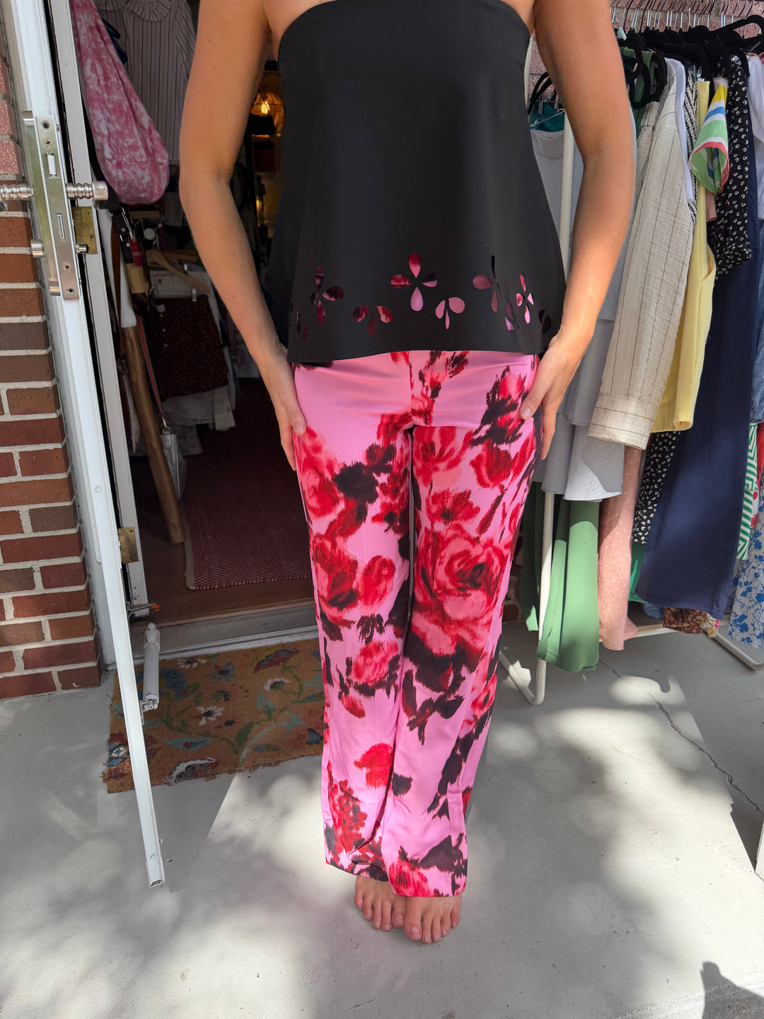 Tuckernuck | Falling Roses Pants, XS