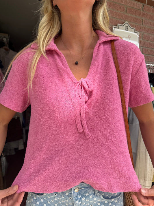Tanya Taylor | Towel Polo, XS