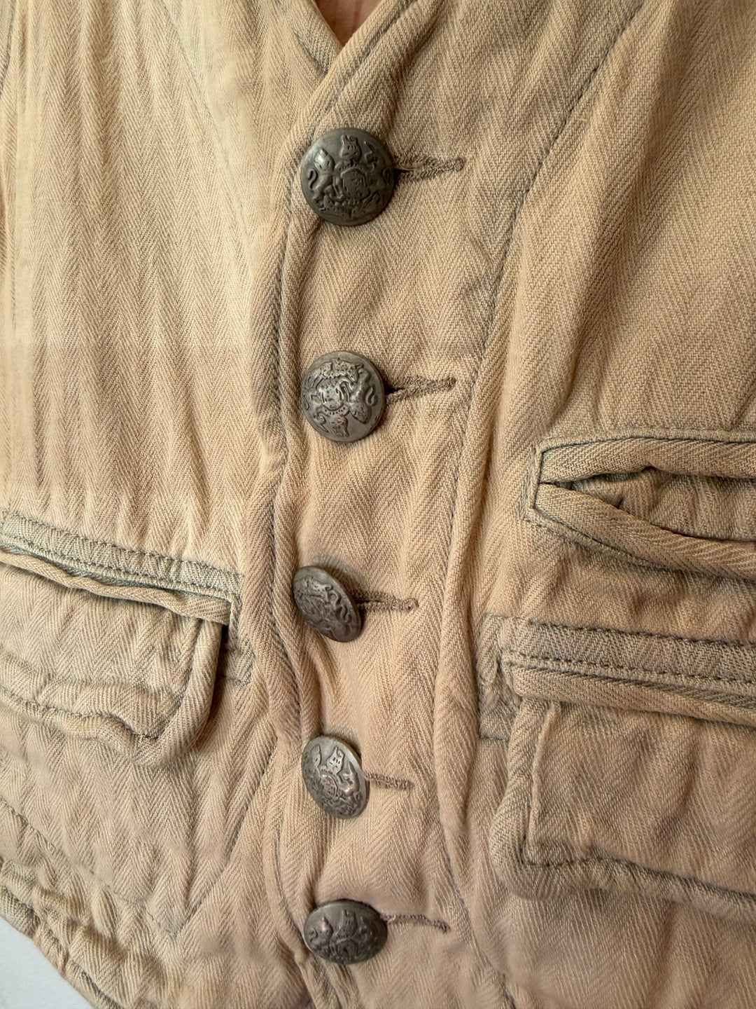 Free People | Linen/Cotton Blend Vest, XS
