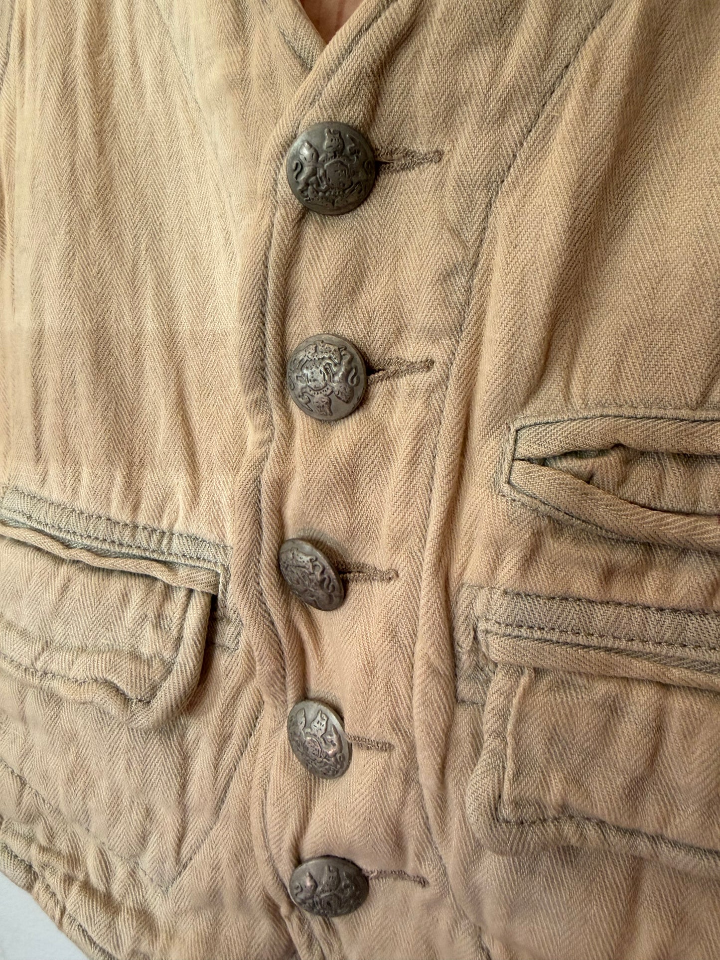 Free People | Linen/Cotton Blend Vest, XS