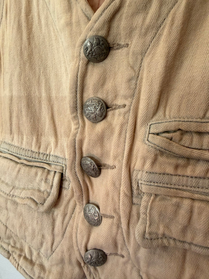 Free People | Linen/Cotton Blend Vest, XS