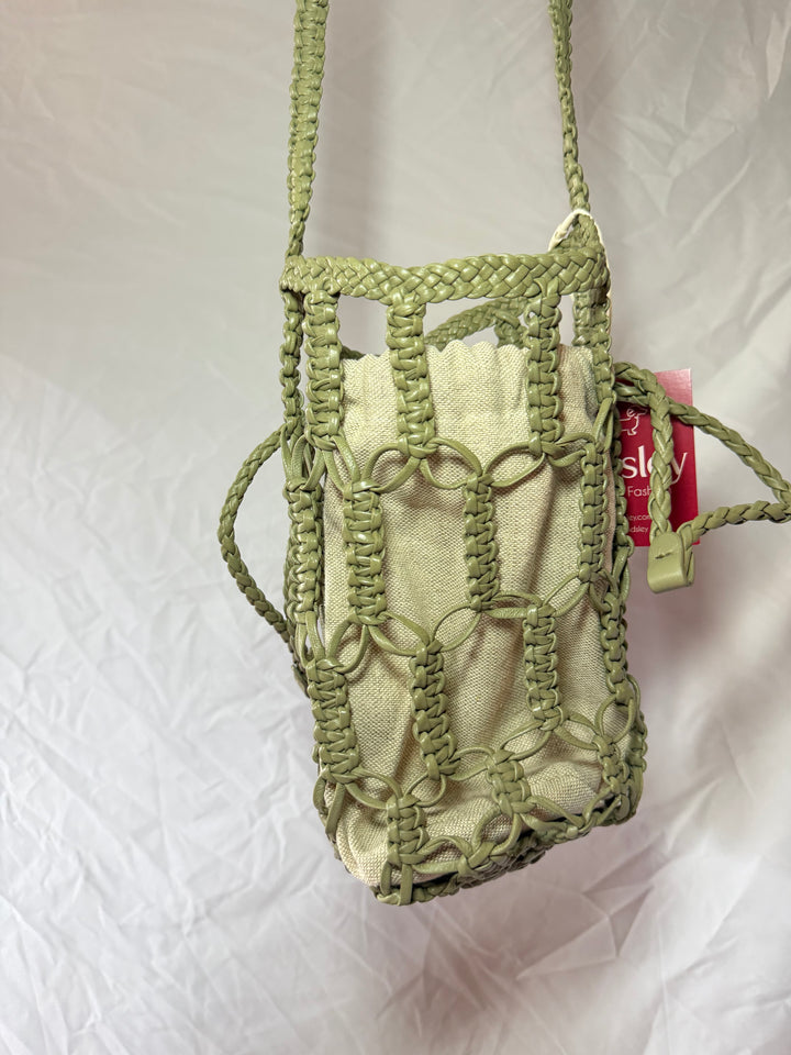 Massimo Dutti  | Crossbody Braided Purse