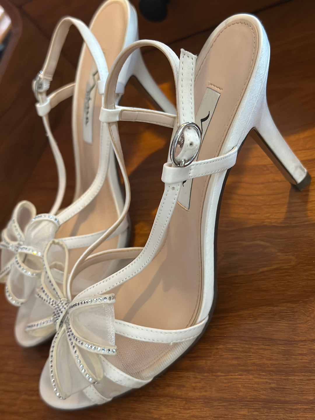 Nina | Bridal Bow Heels