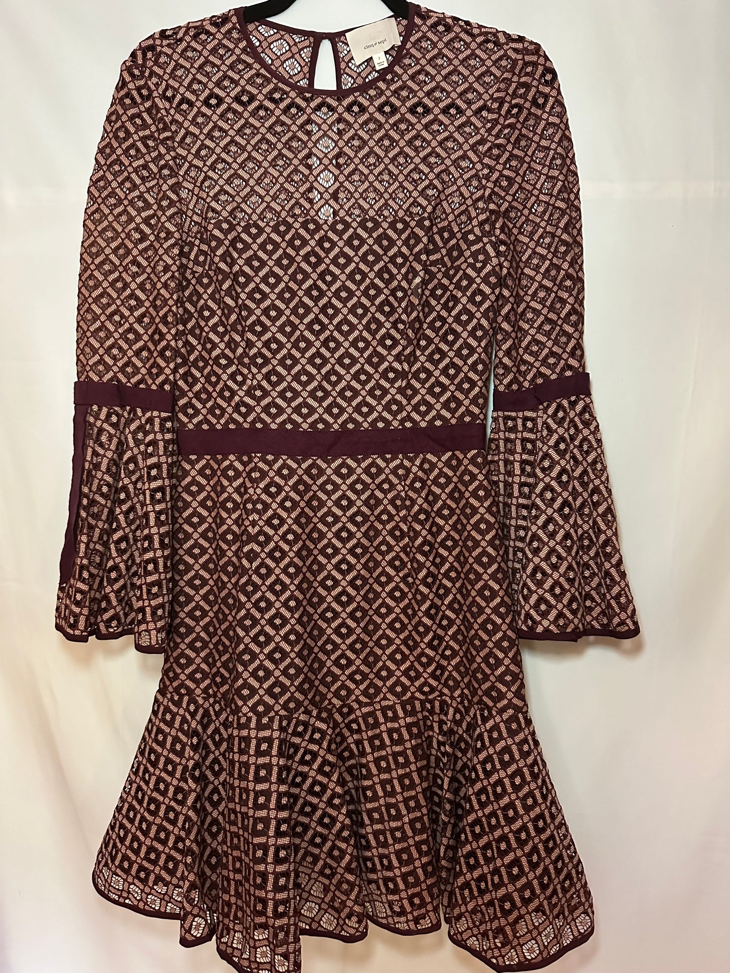 Cinq à Sept | Long Sleeve Plum Dress