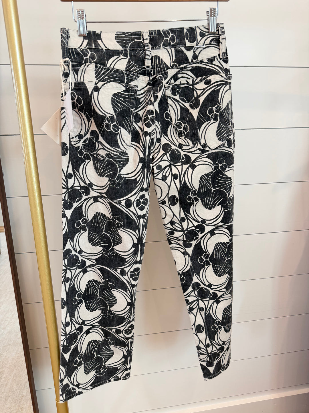 Mother | Curly Cue Straight Leg Jeans, 26