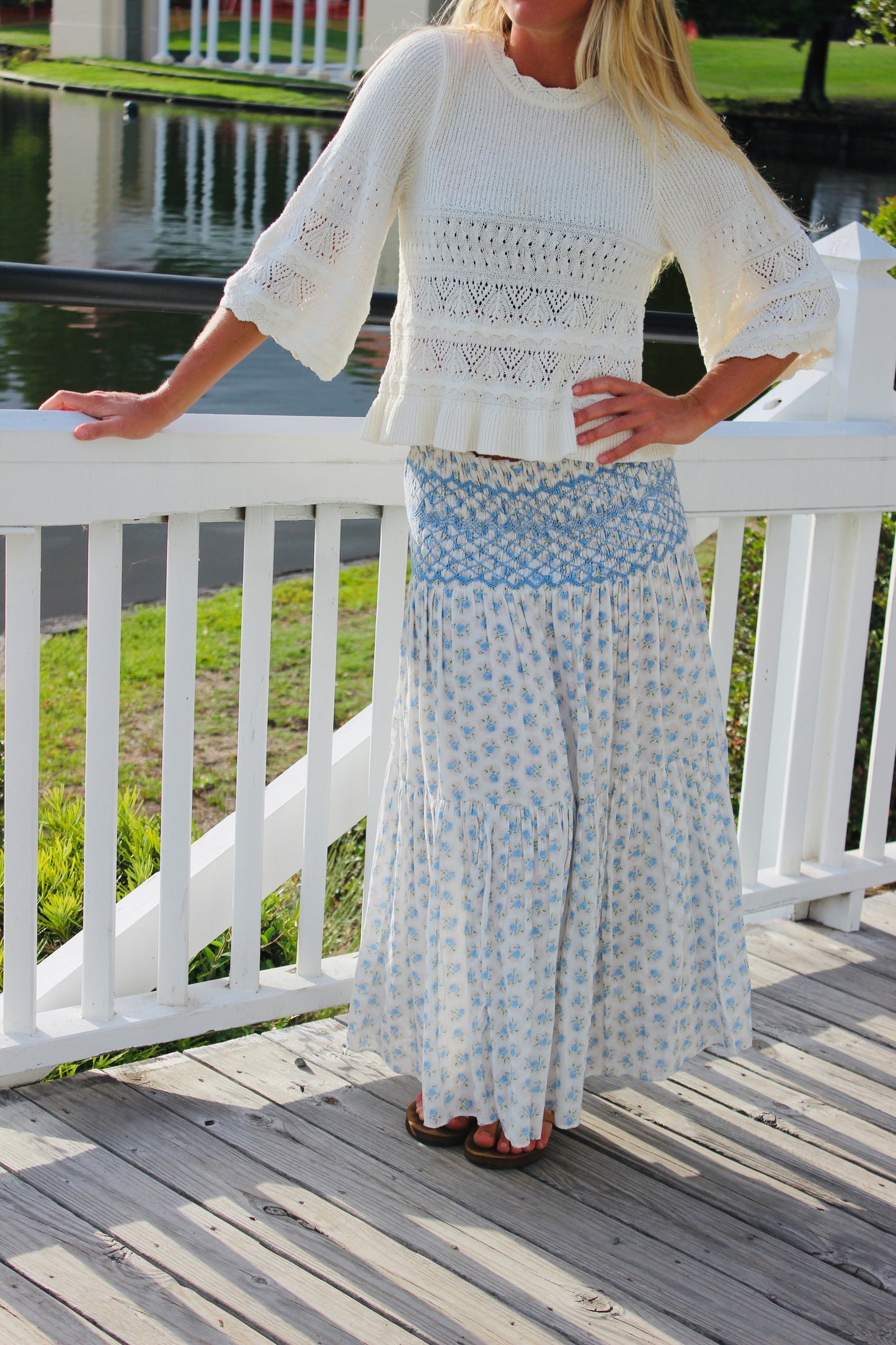 Divided | Crochet Top, S