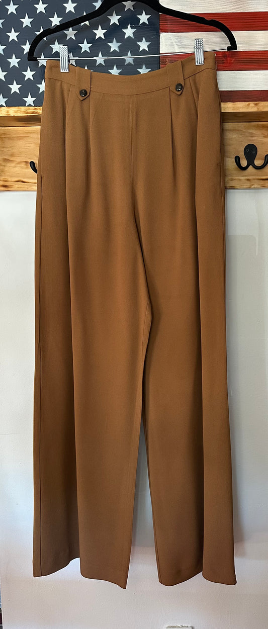 Sezane | Brown Trousers, 38 / 6