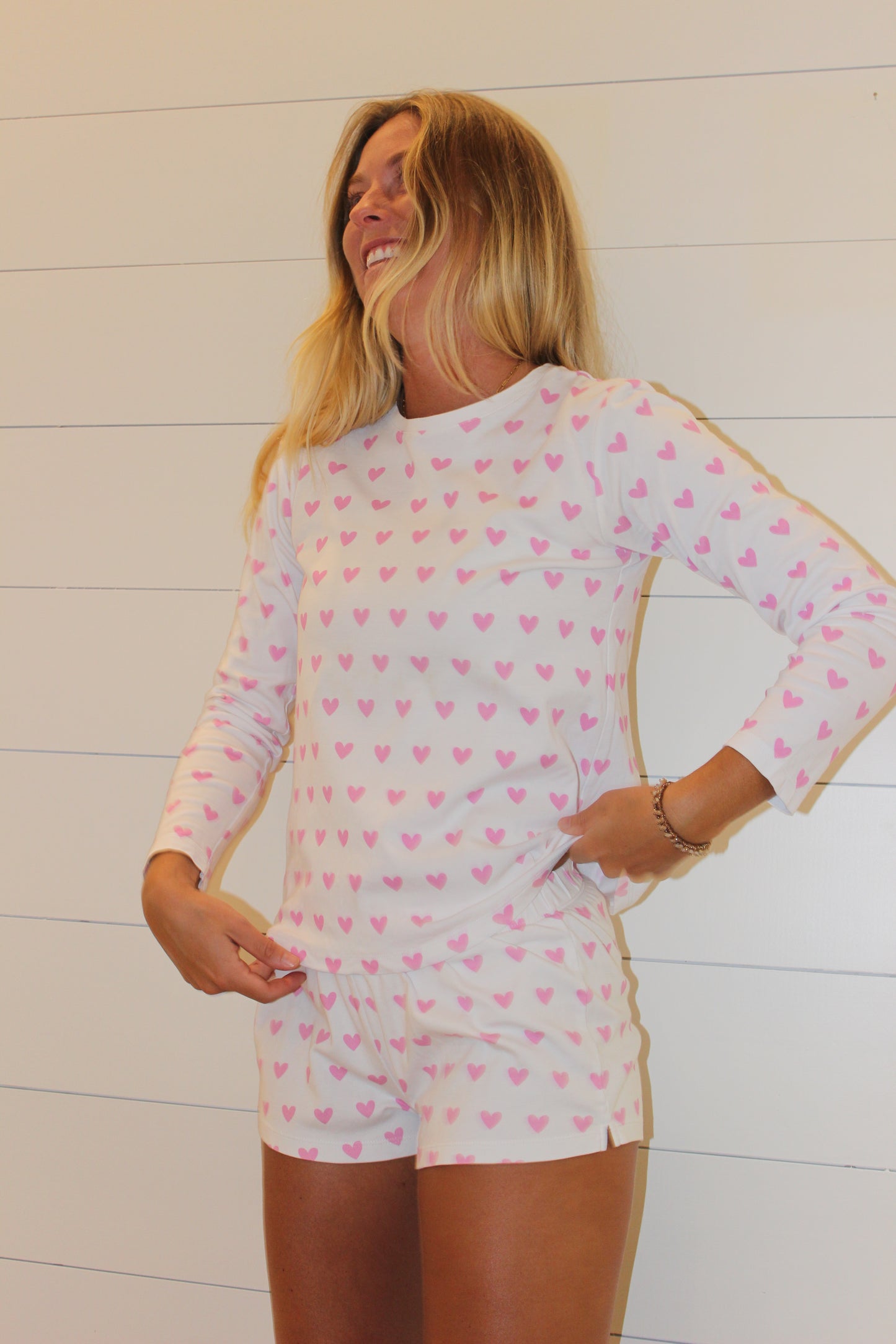 Lake | Heart Pajama Set, S