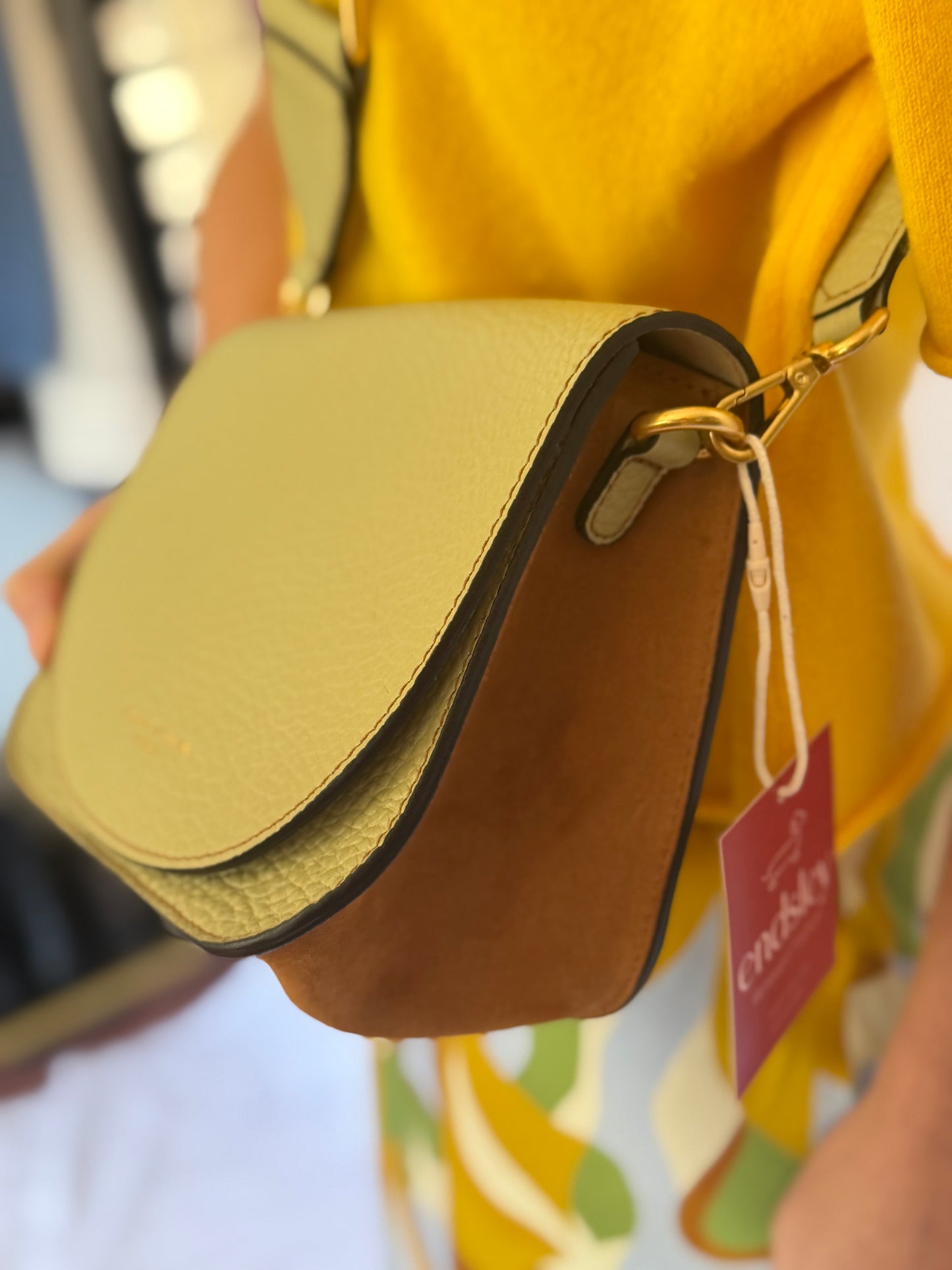 Gianni Chiarini | Leather + Suede Cross-body bag