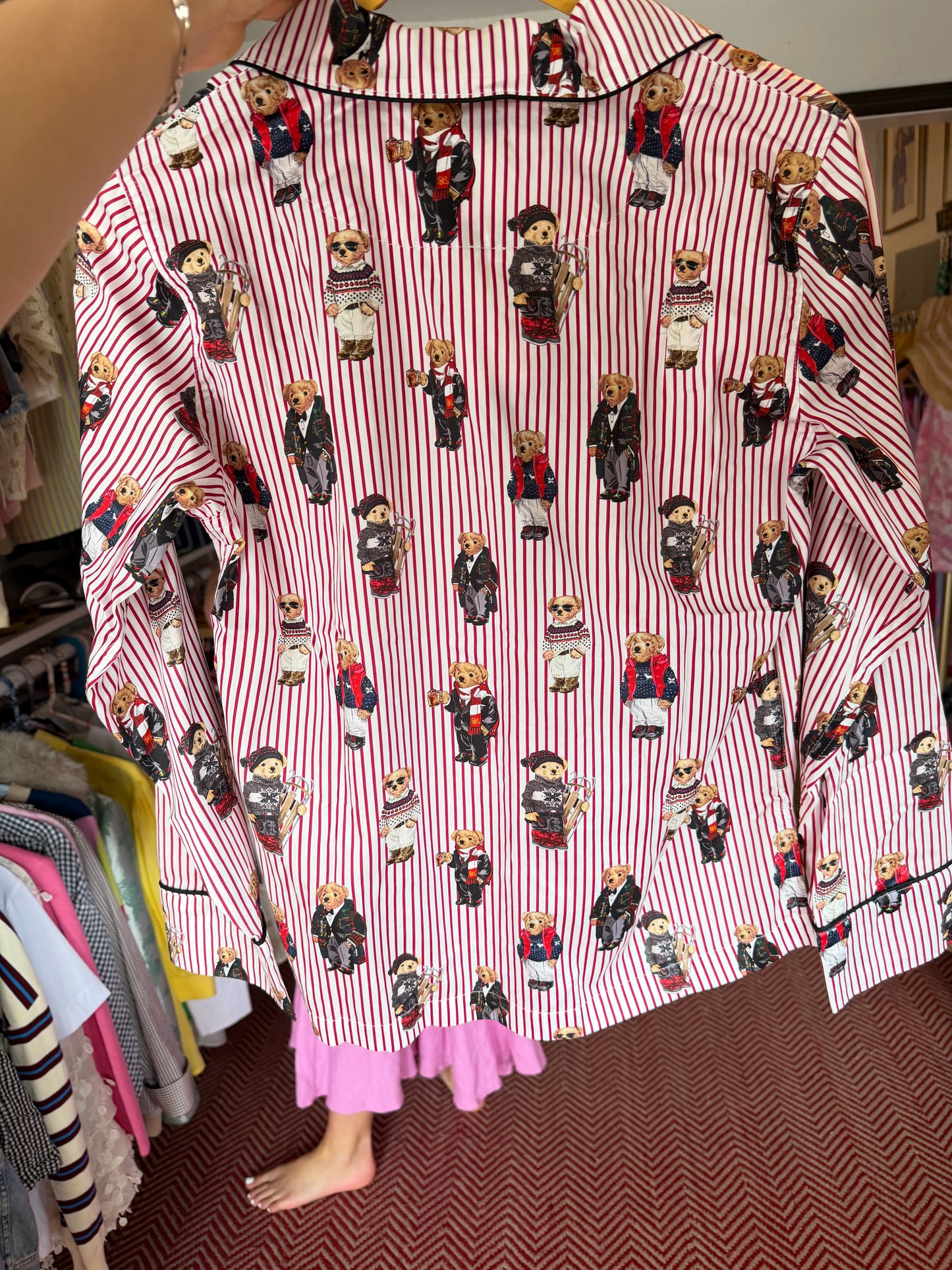 Polo Ralph Lauren | Madison Teddy Bear Pajama Set, XS