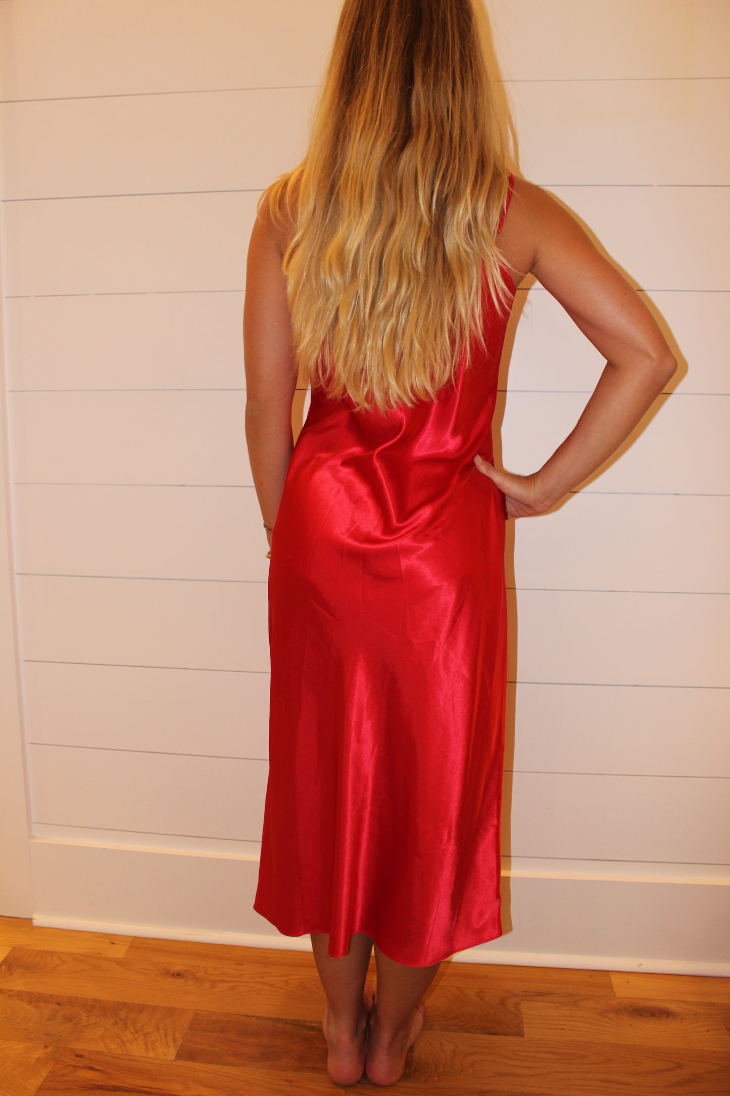 Daily Drills  | Silky Midi Dress, M