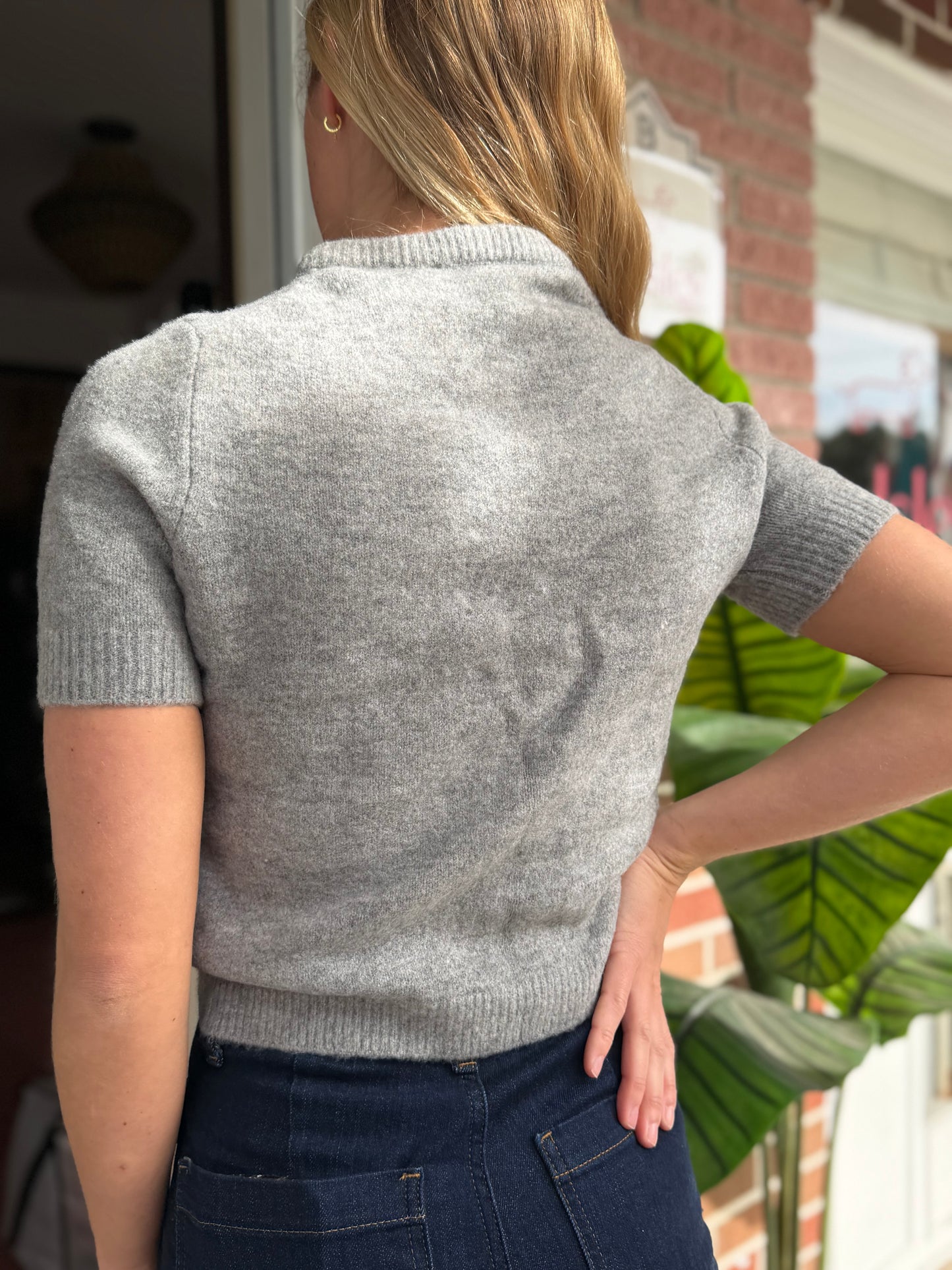 Zara | Short Sleeve Sweater