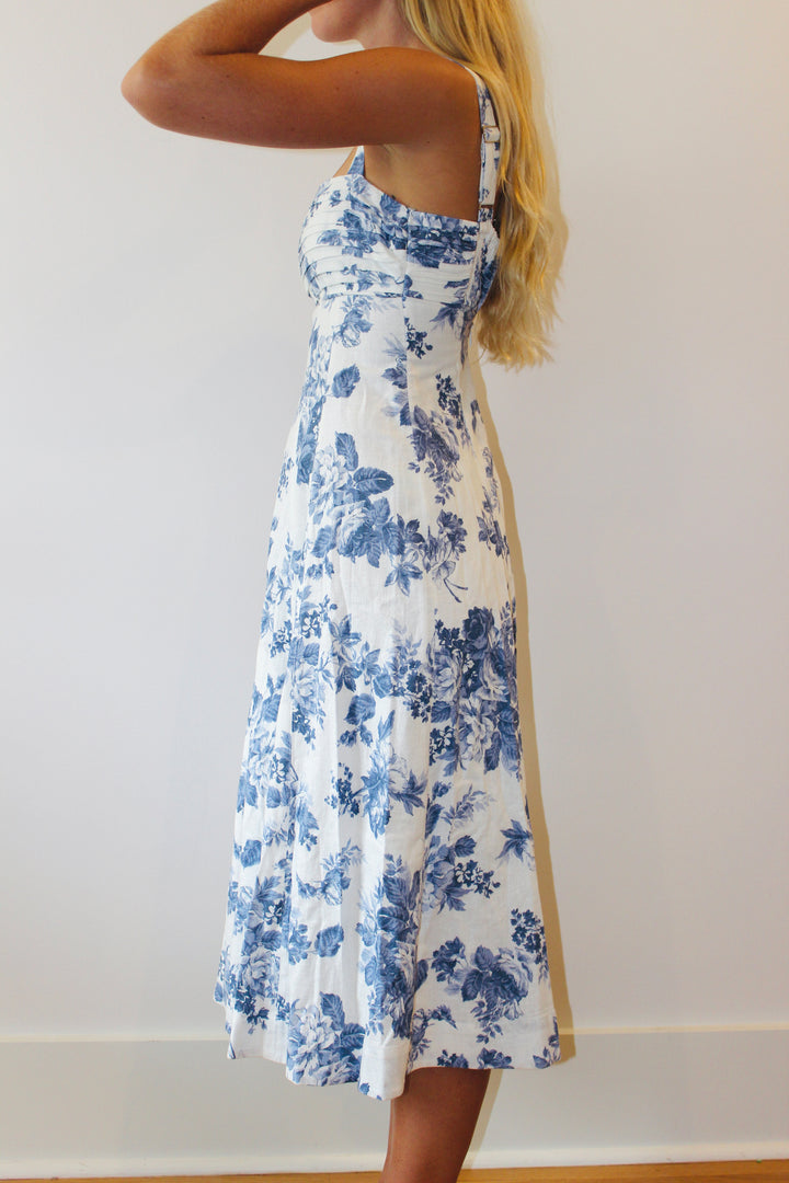 Abercrombie &amp; Fitch | Floral Midi Dress, XXS