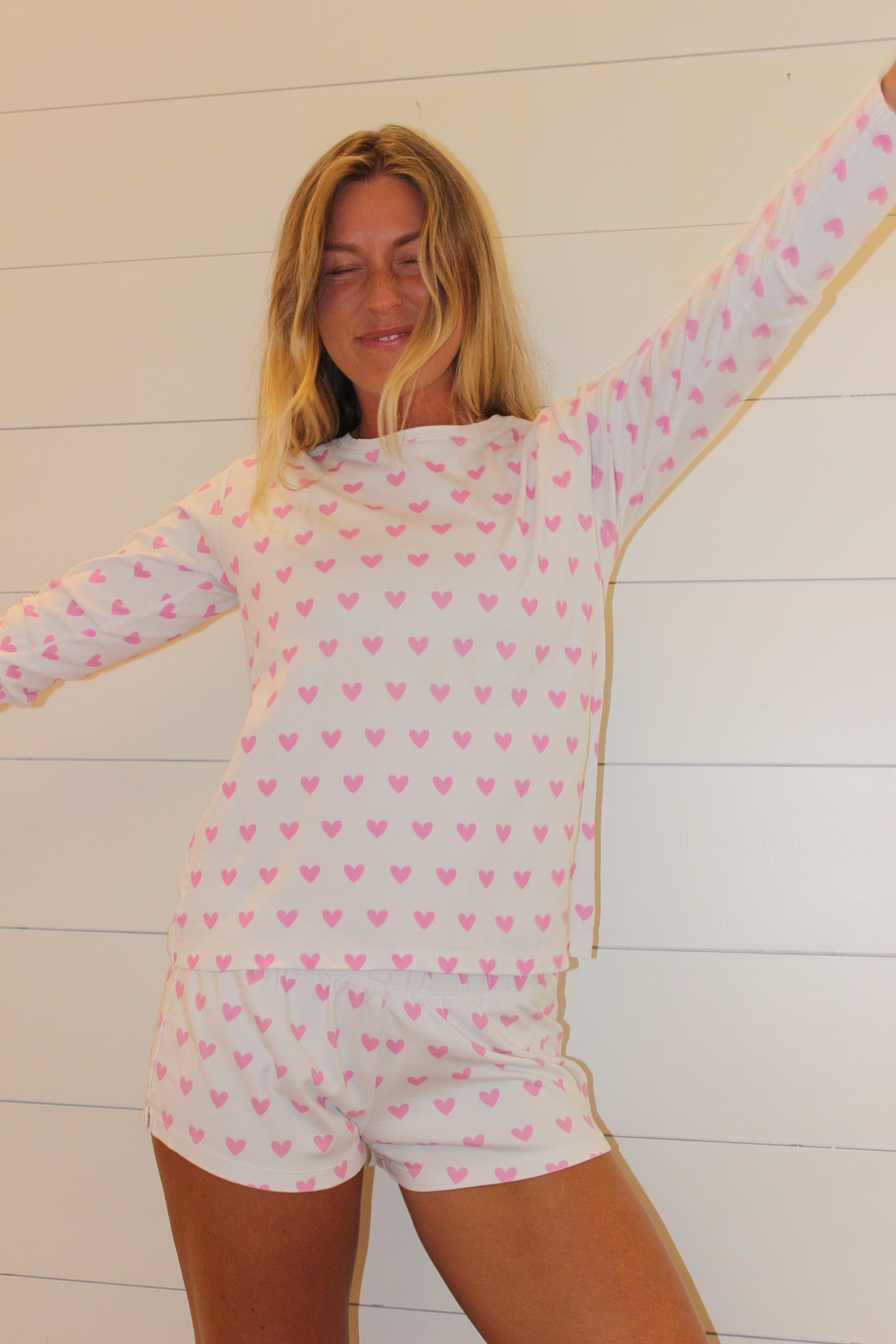 Lake | Heart Pajama Set, S