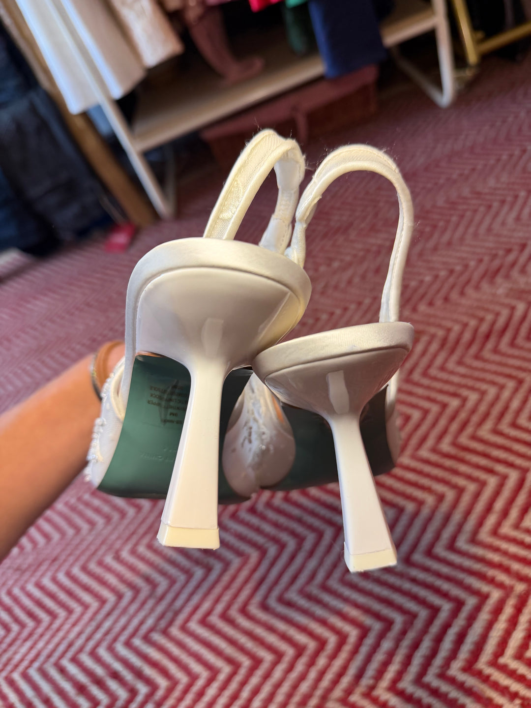 Betsy Johnson | Nikki Embellished Slingback Pumps, 9