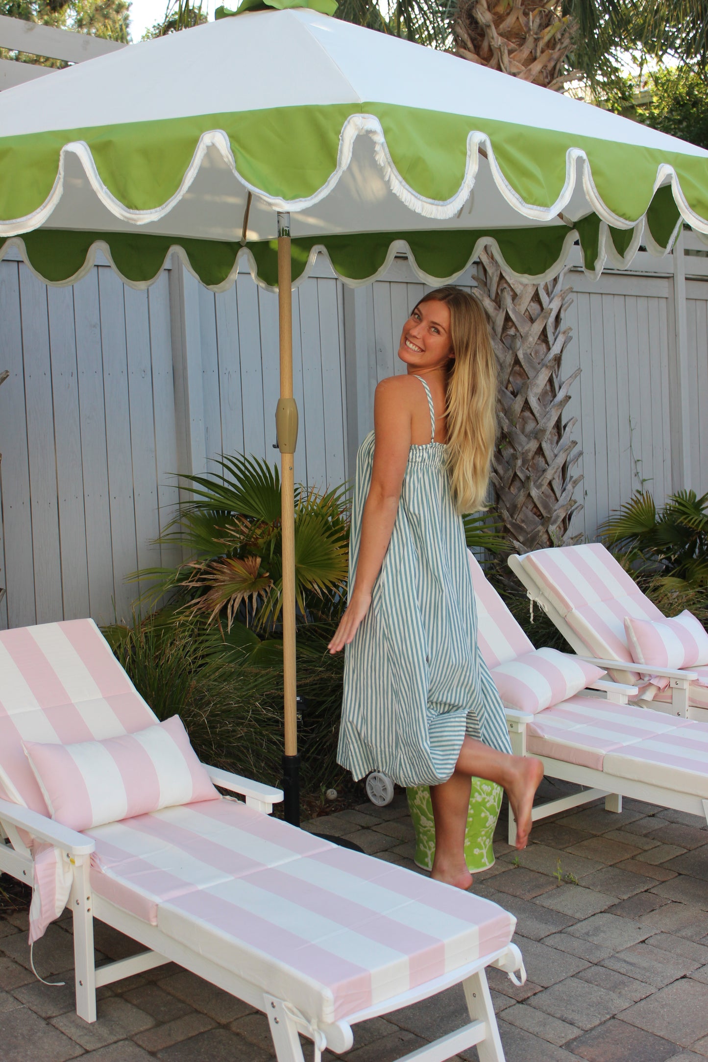 Pistola | Striped Sundress, S