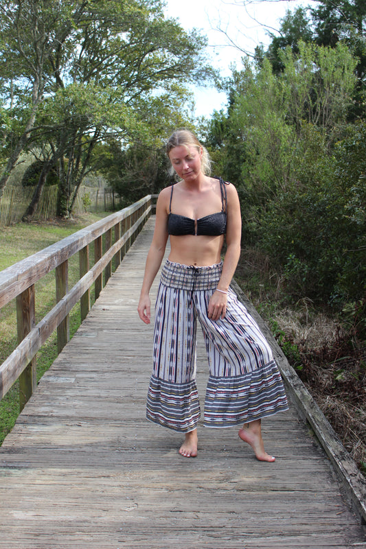 Maeve | Boho Smocked Pants, XS