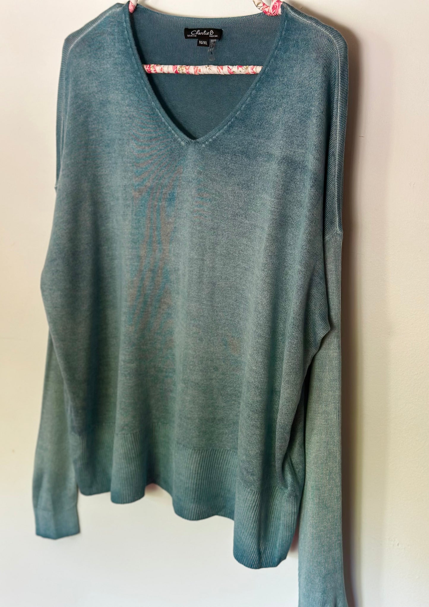 Aqua Blue Sweater