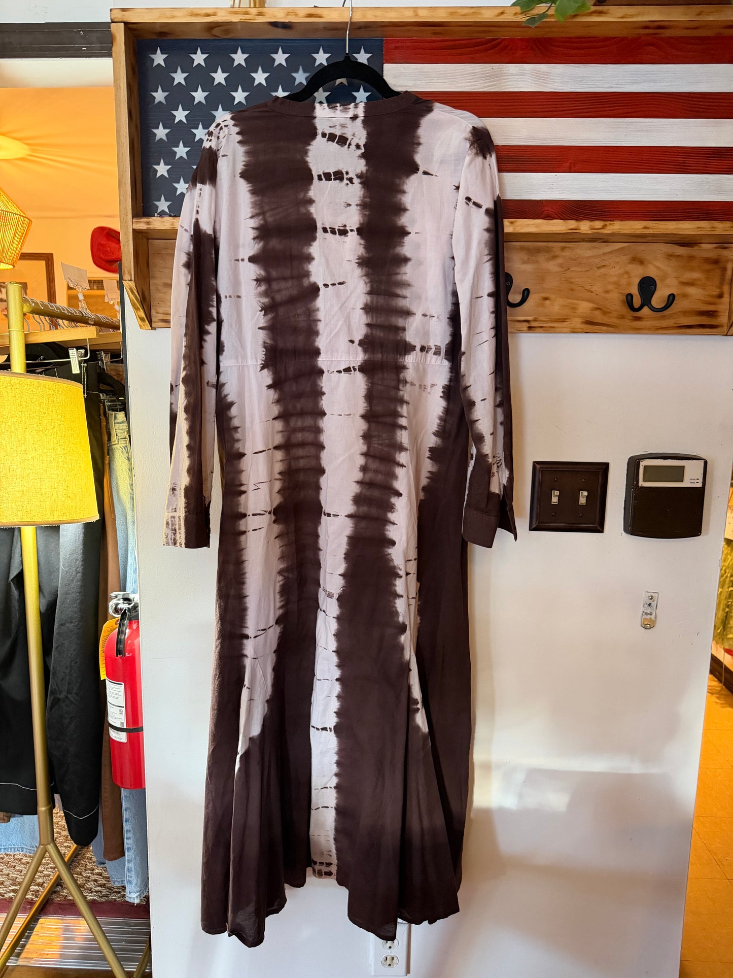 Madison Mathews | Brown Maxi Dress, L