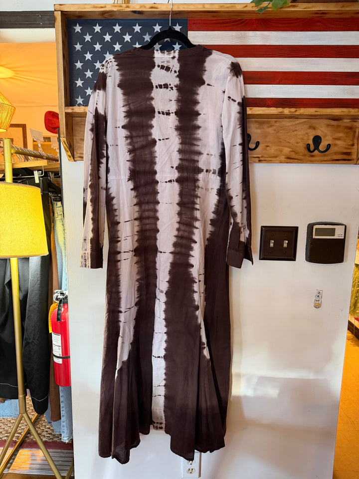 Madison Mathews | Brown Maxi Dress, L