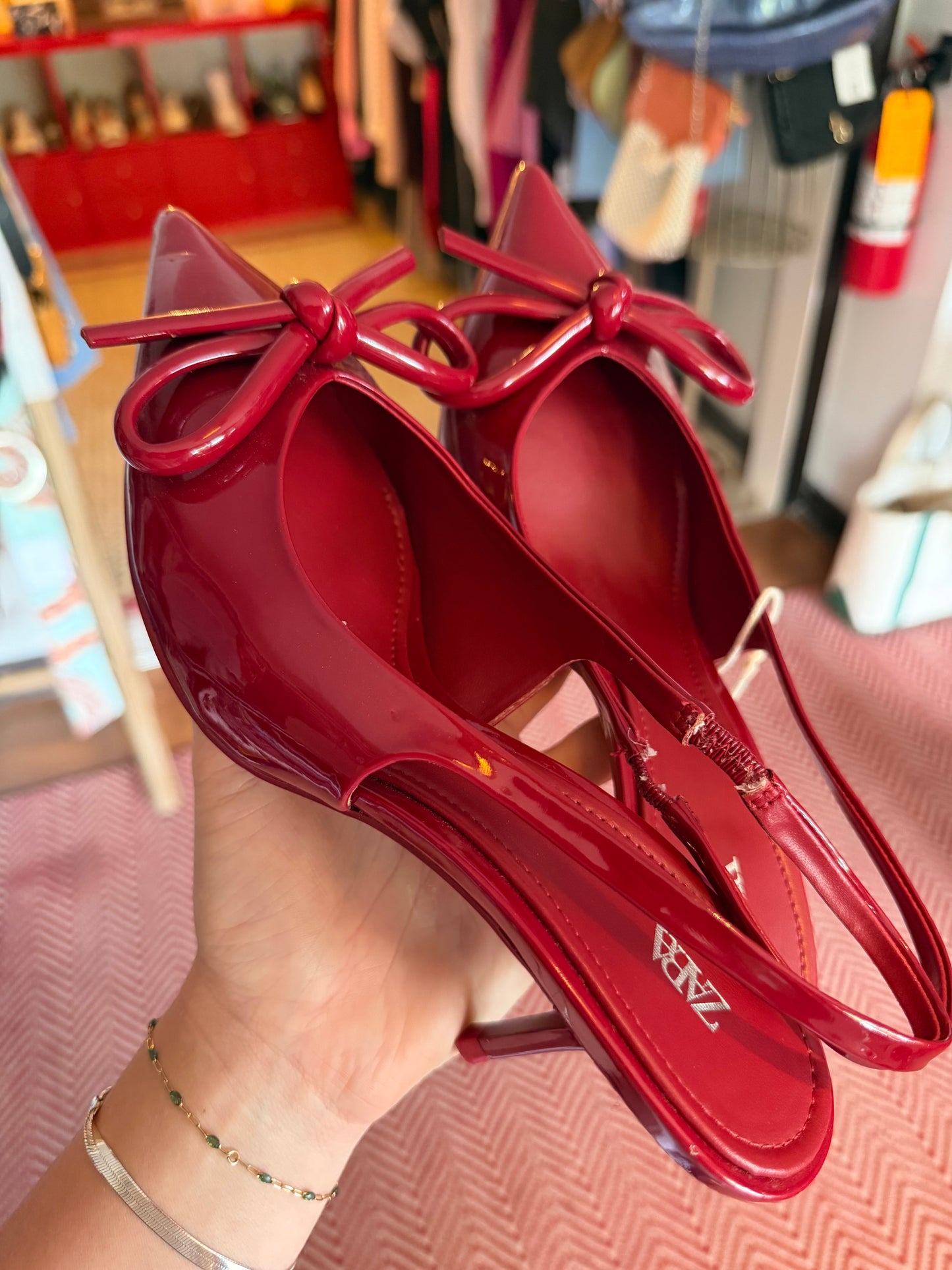 Zara | Bow Kitten Heels, 37