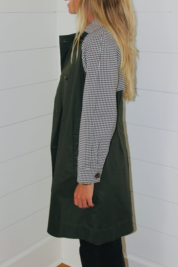 Buru  | Gingham Trench, S