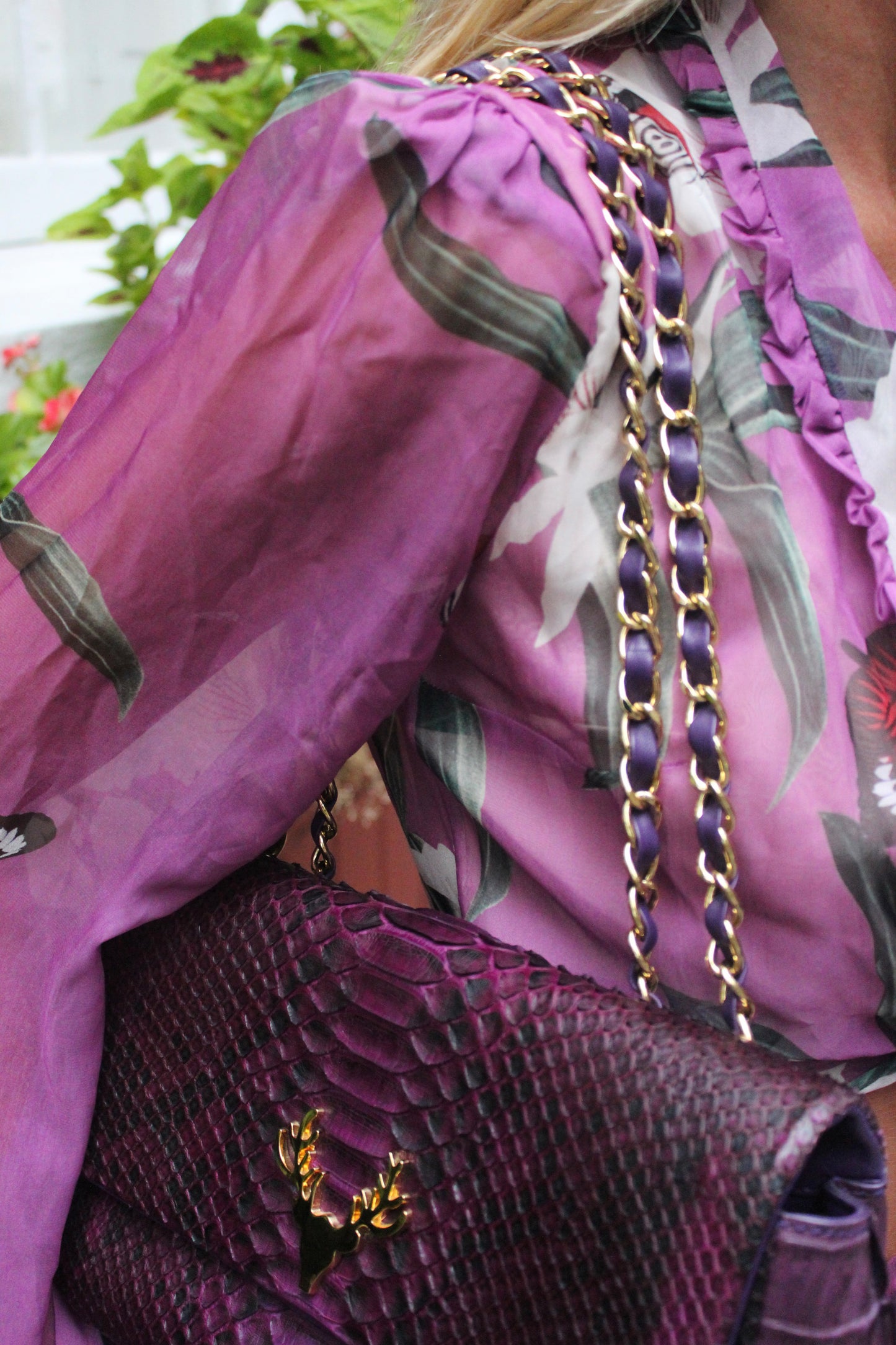 Taxidermy x Leva Bonaparte  | Python JW Bag
